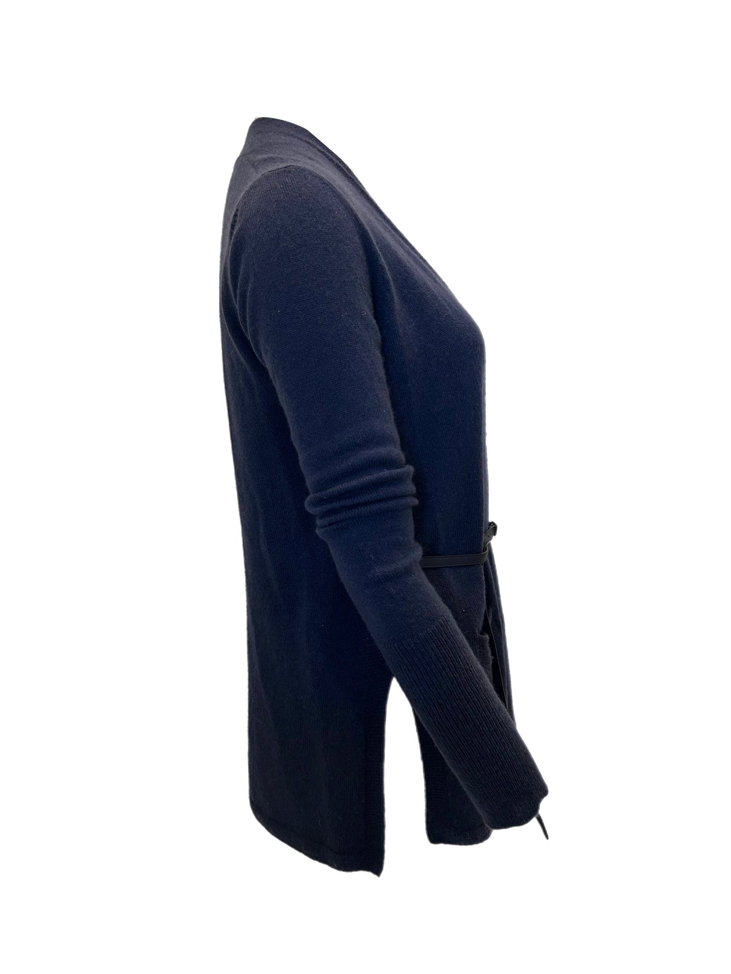 Navy cashmere cardigan