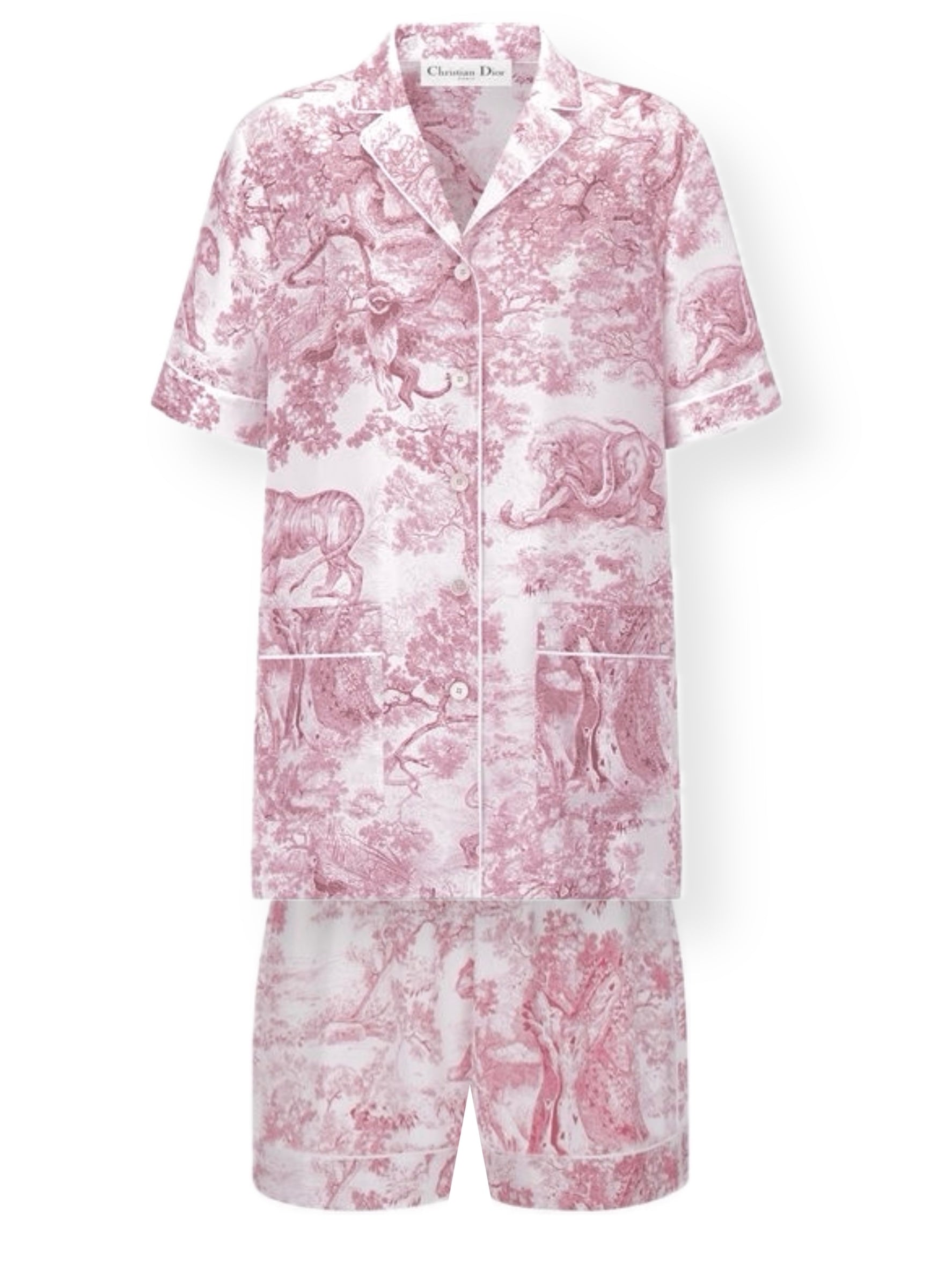 Dior Loungewear Dior Print Pjs Dior Silk Pajamas Dior Print