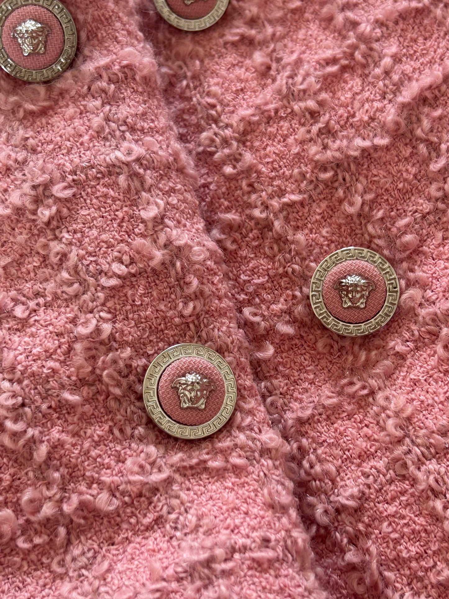 Pink tweed skirt