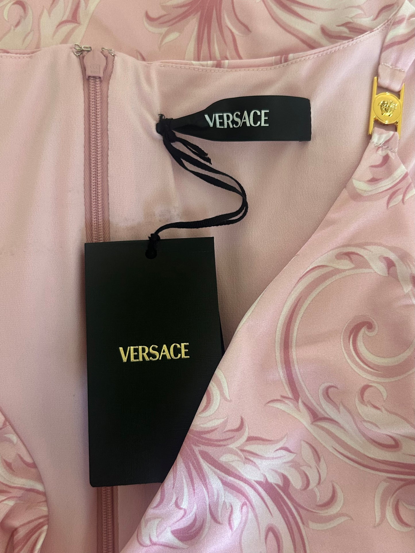 Baroque print dress