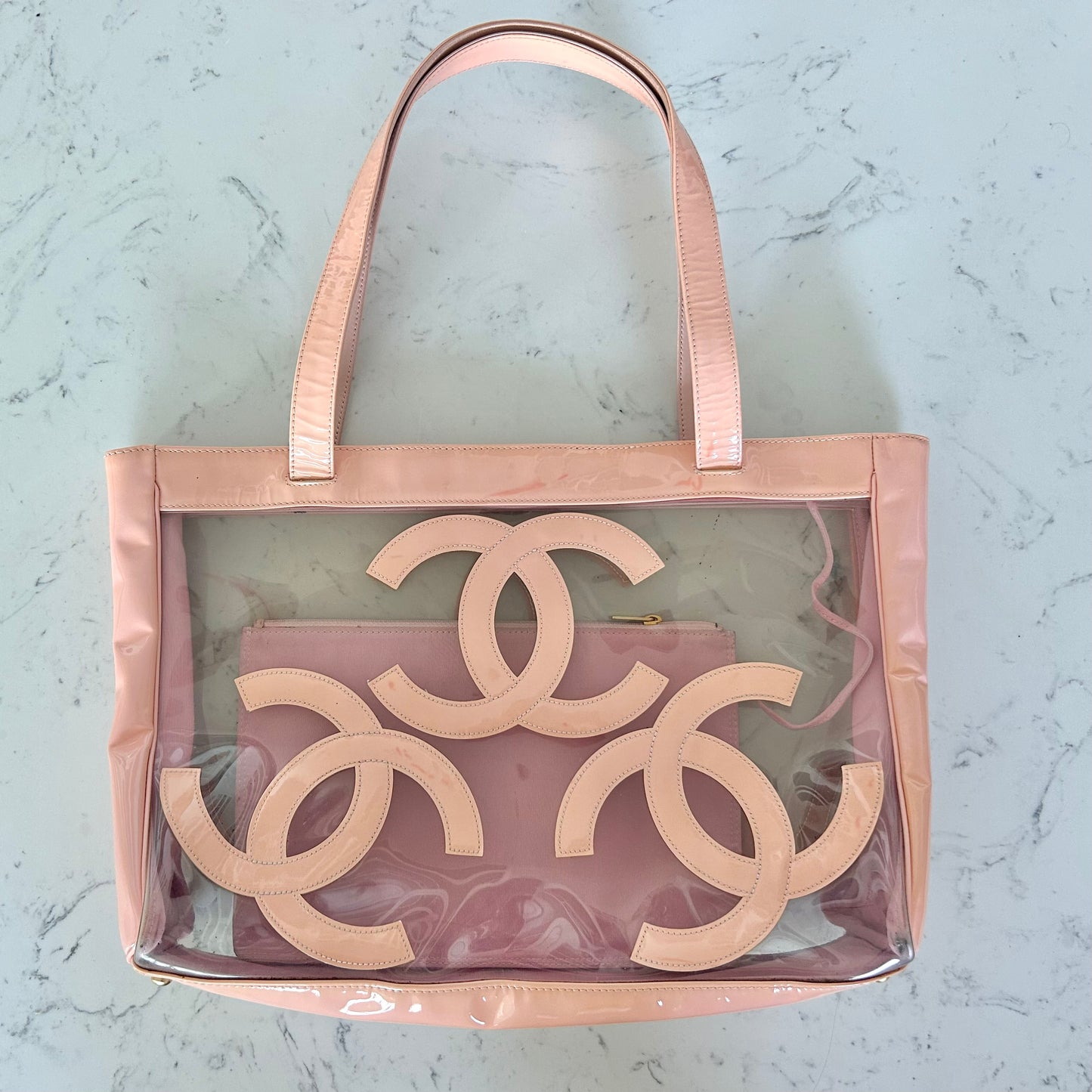 Vintage triple CC tote