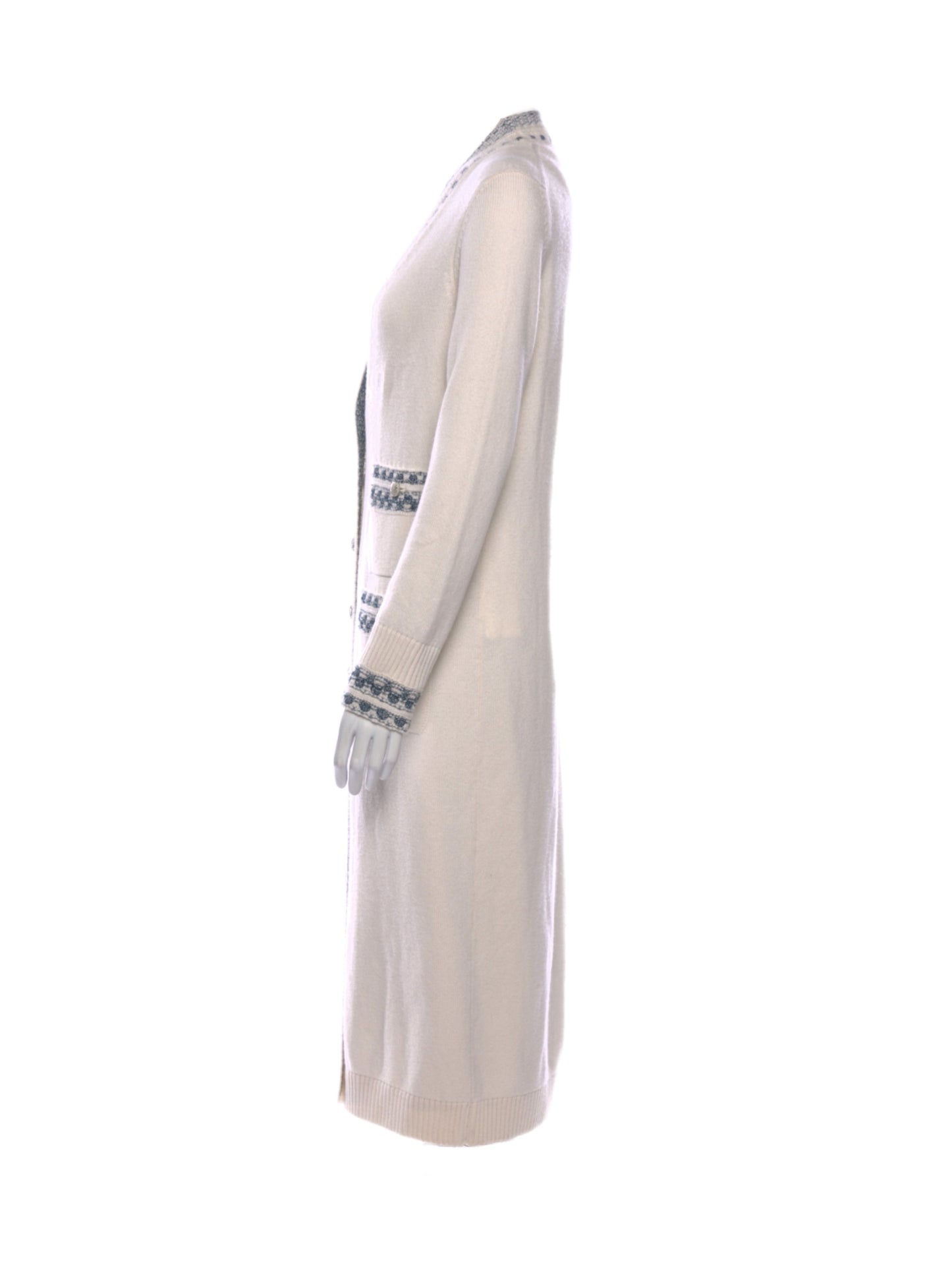 Long cashmere cardigan