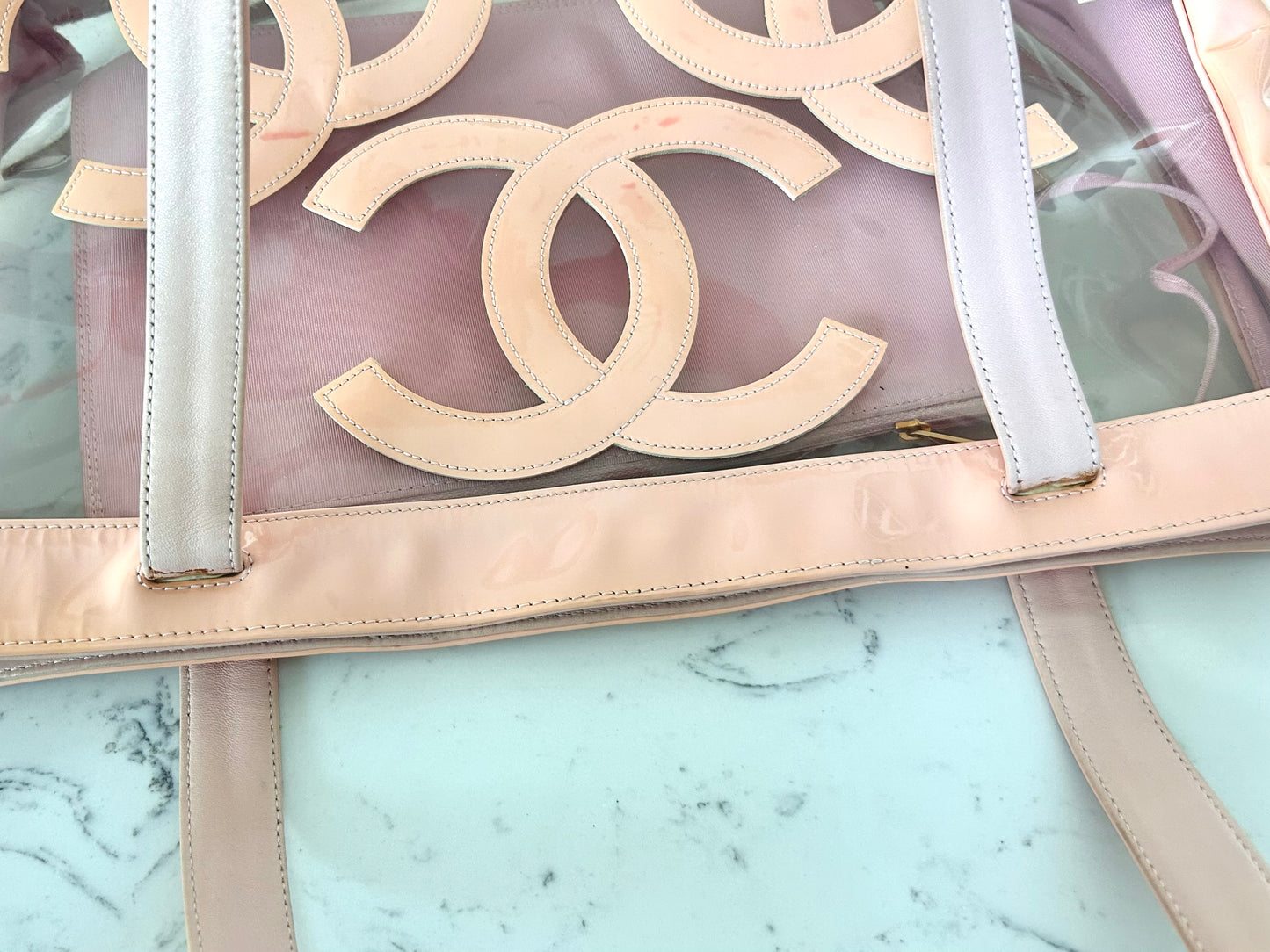 Vintage triple CC tote