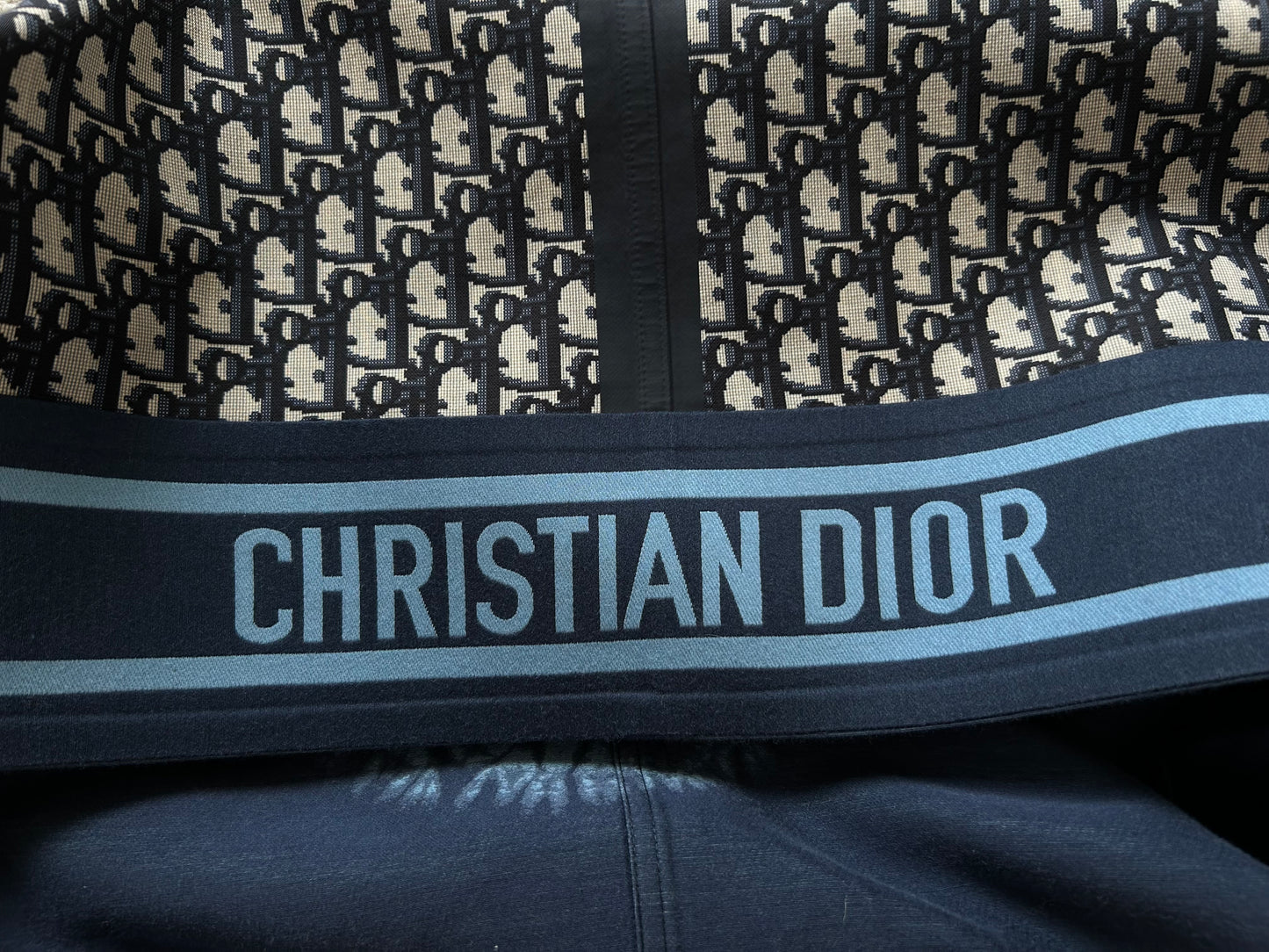 Tie-dye monogram jacket
