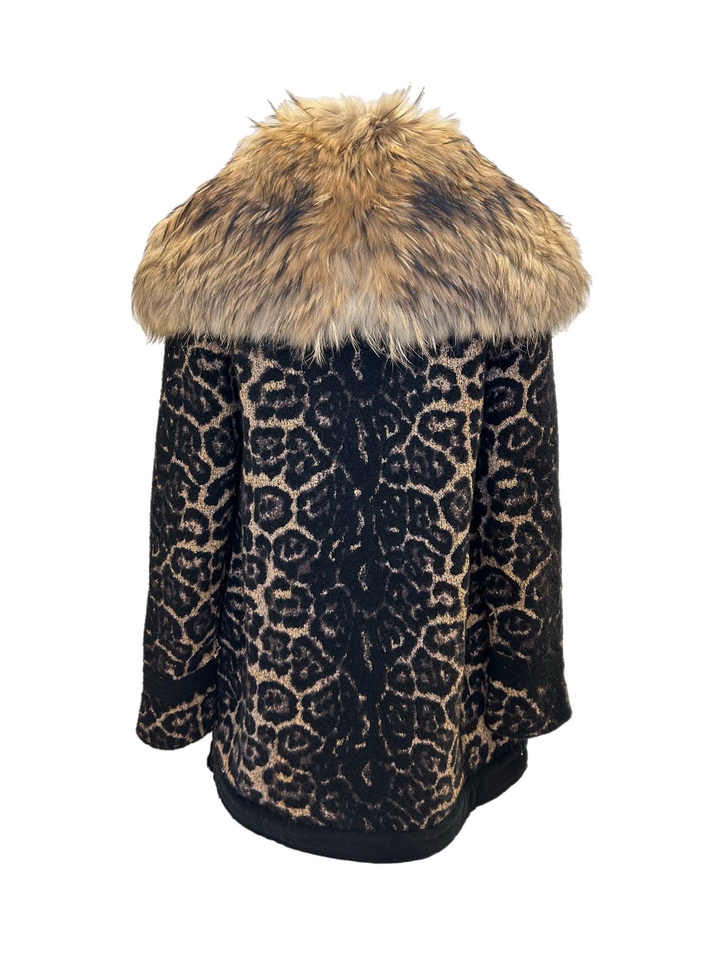 Leo coat fur collar
