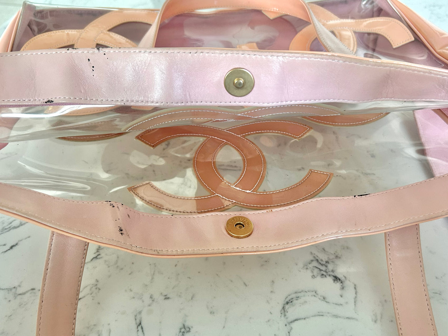 Vintage triple CC tote