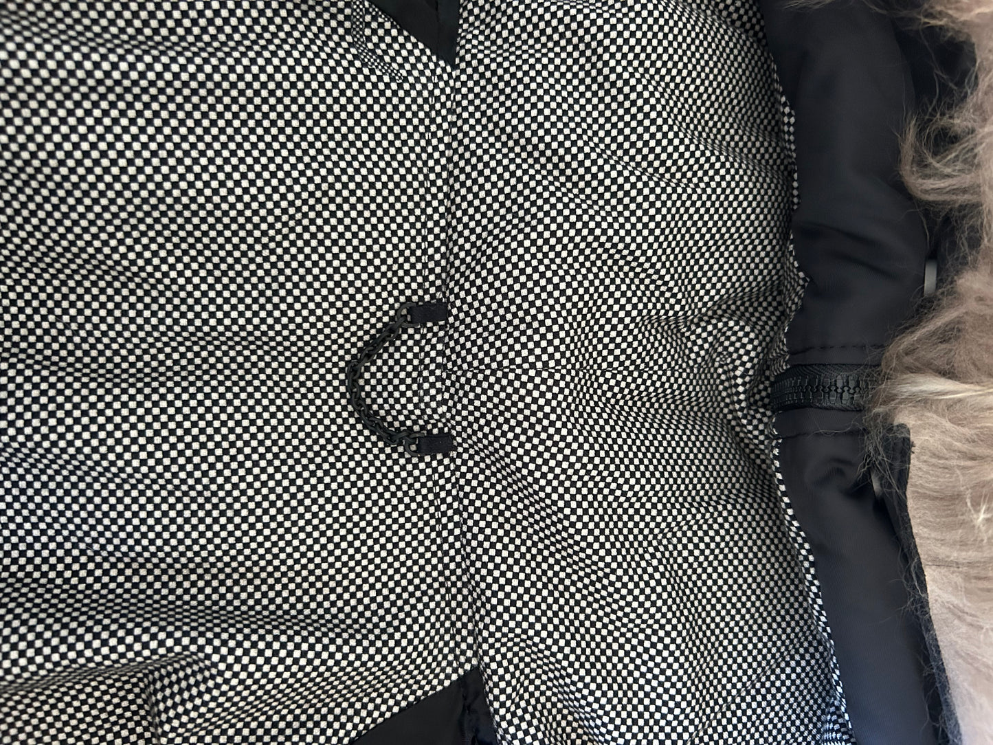 Black puffer jacket