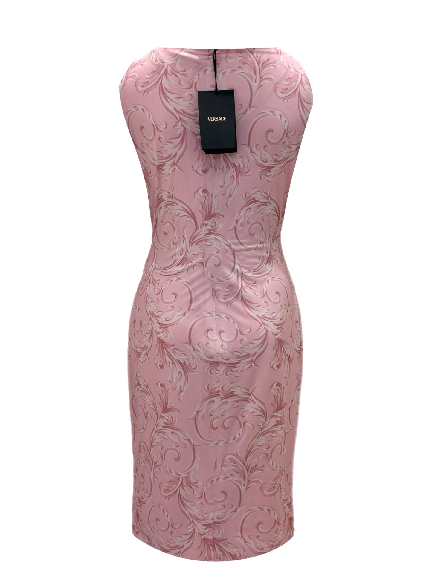 Baroque print dress