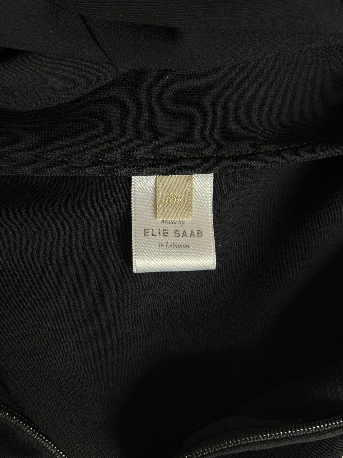 Black evening dress