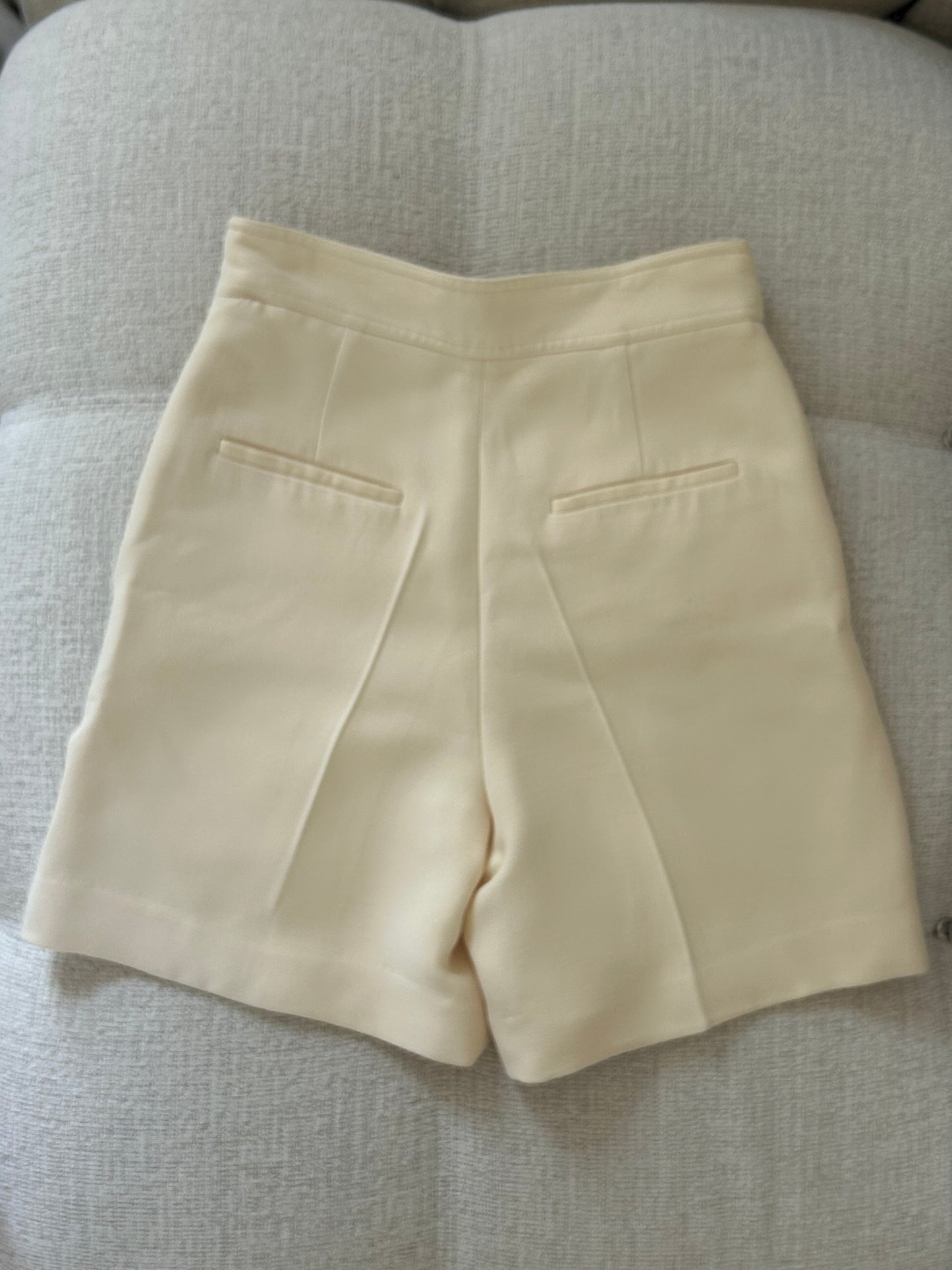 Cream shorts