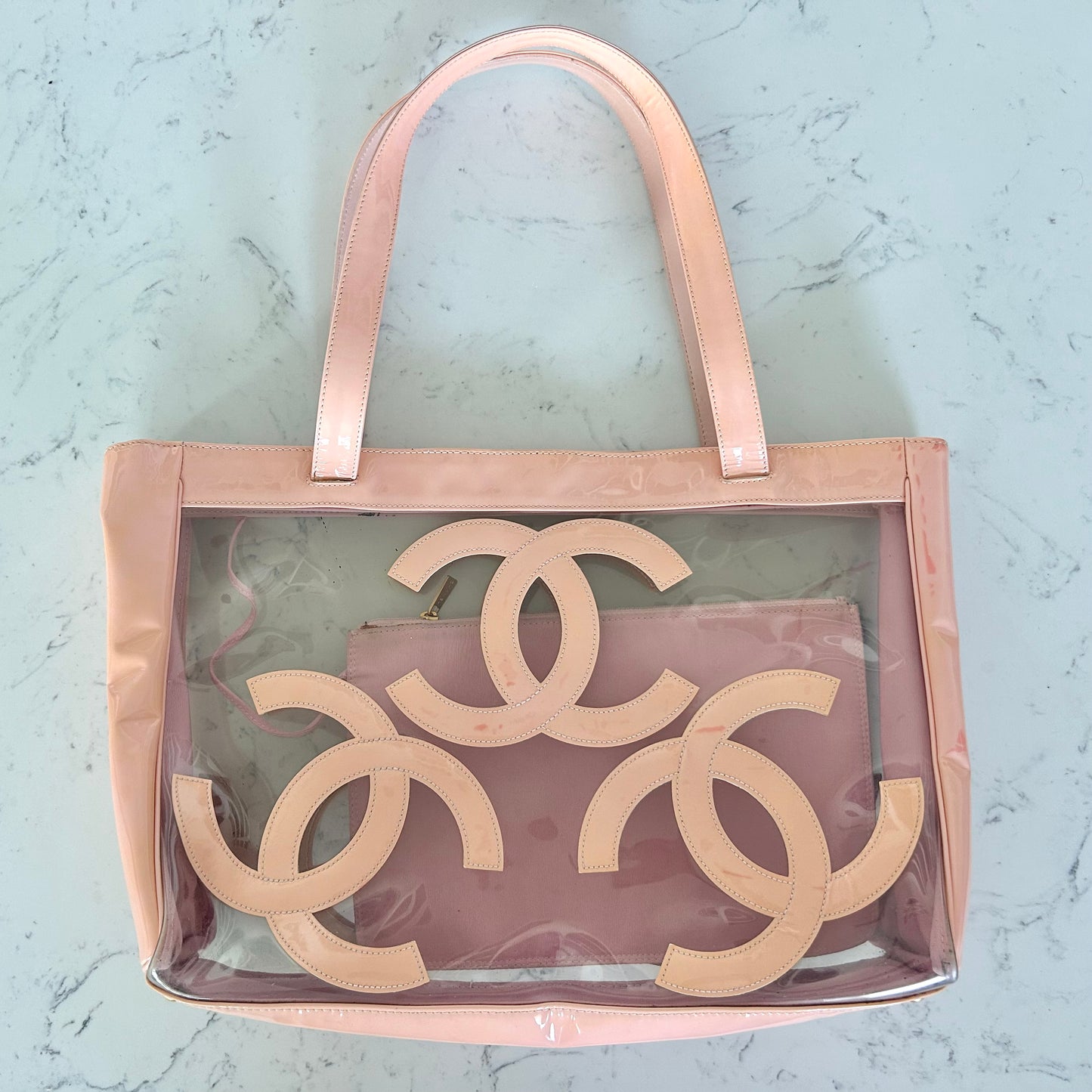 Vintage triple CC tote