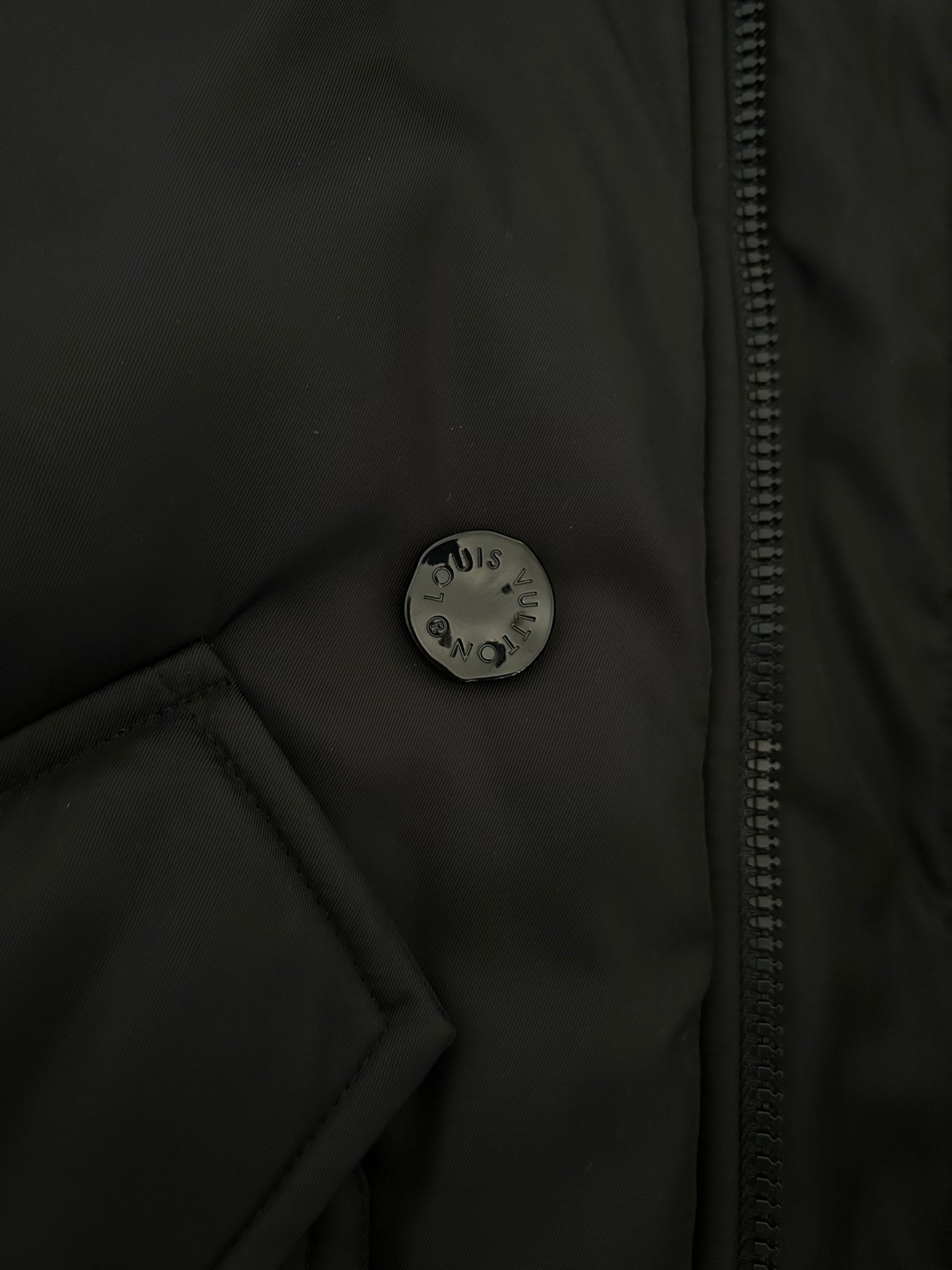 Black puffer jacket
