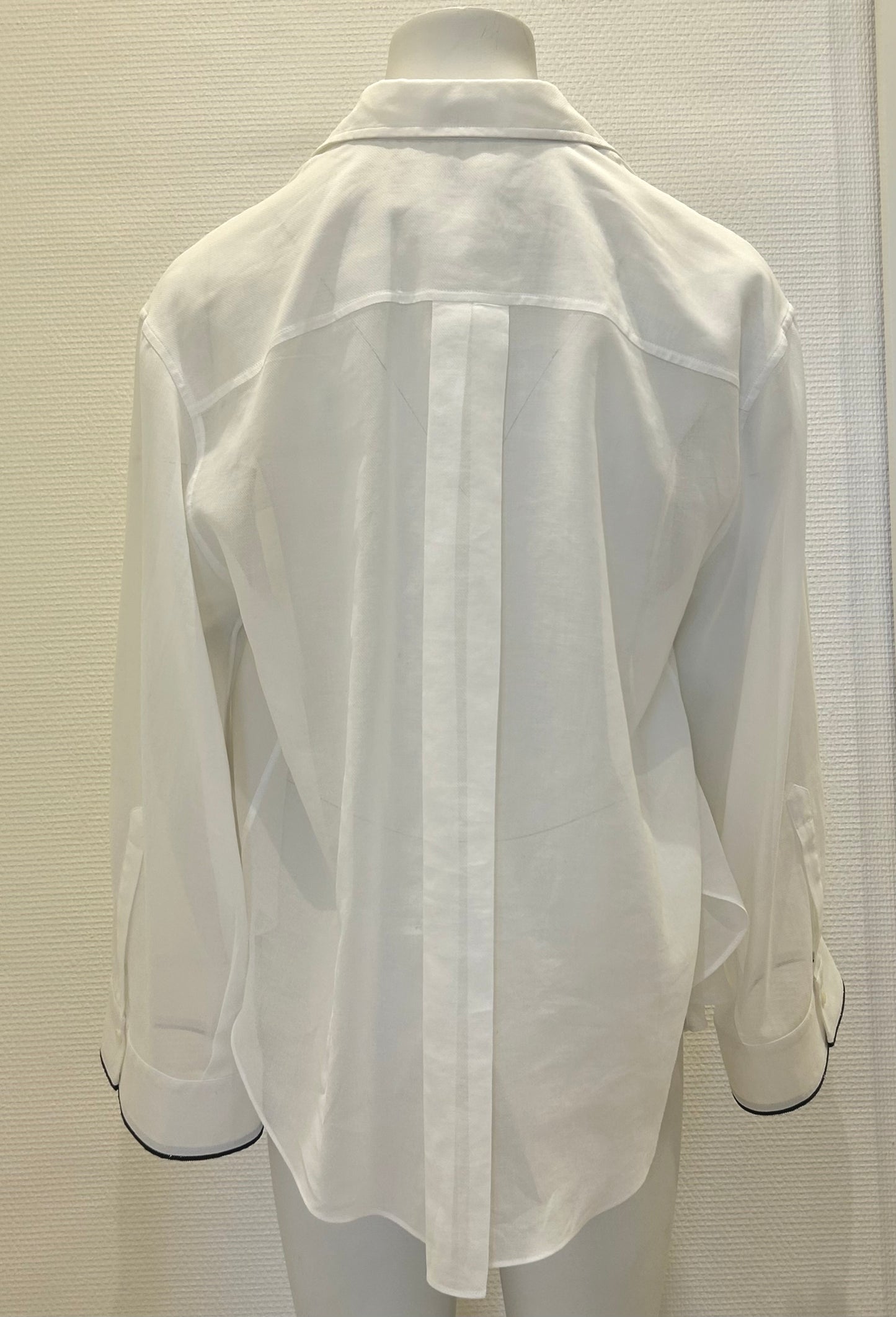 White sheer shirt