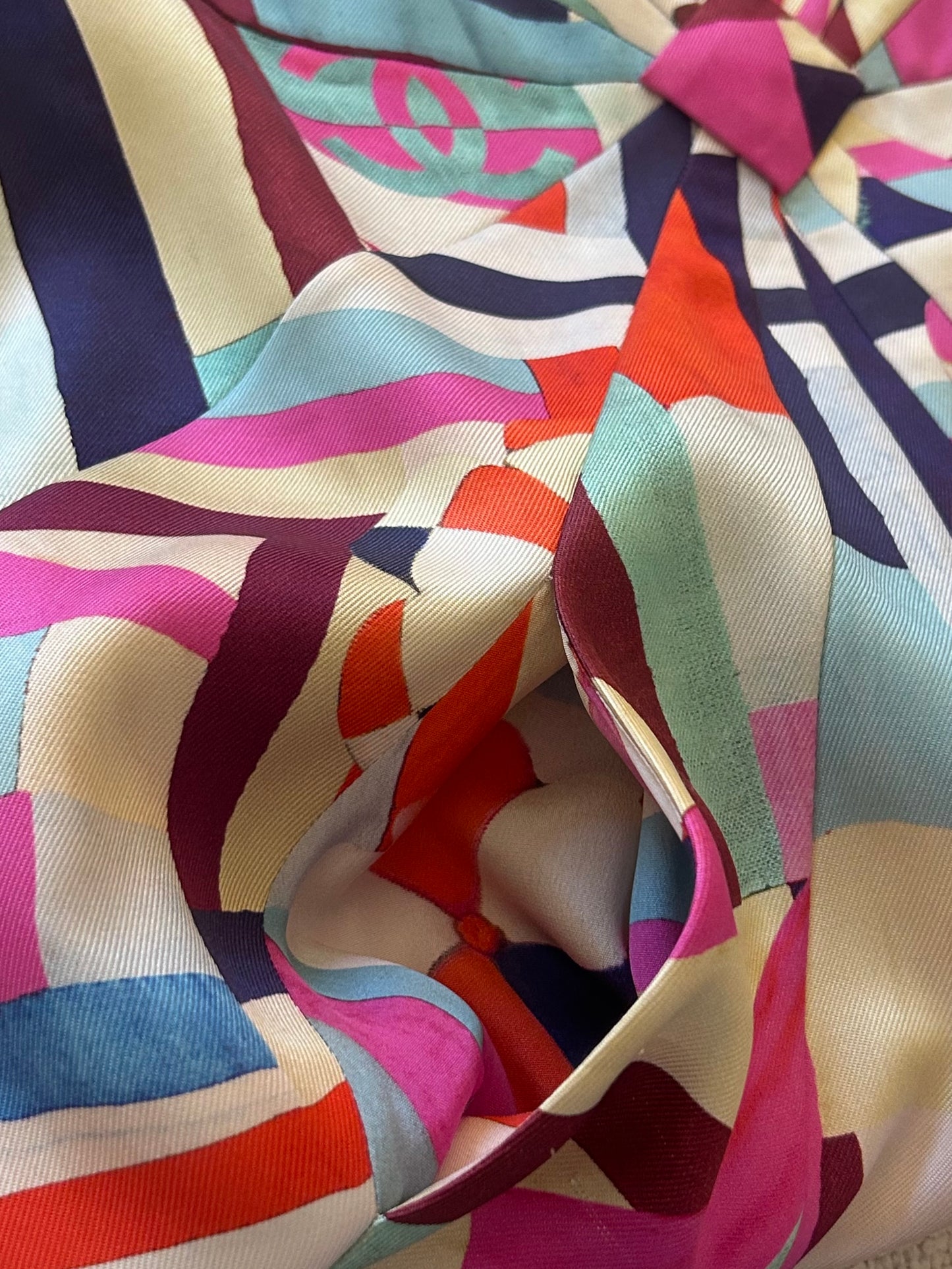 Silk multicolor dress