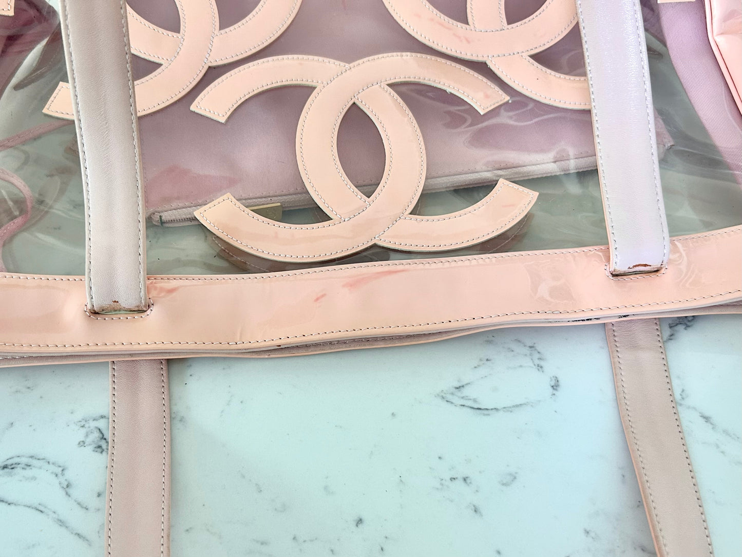 Vintage triple CC tote
