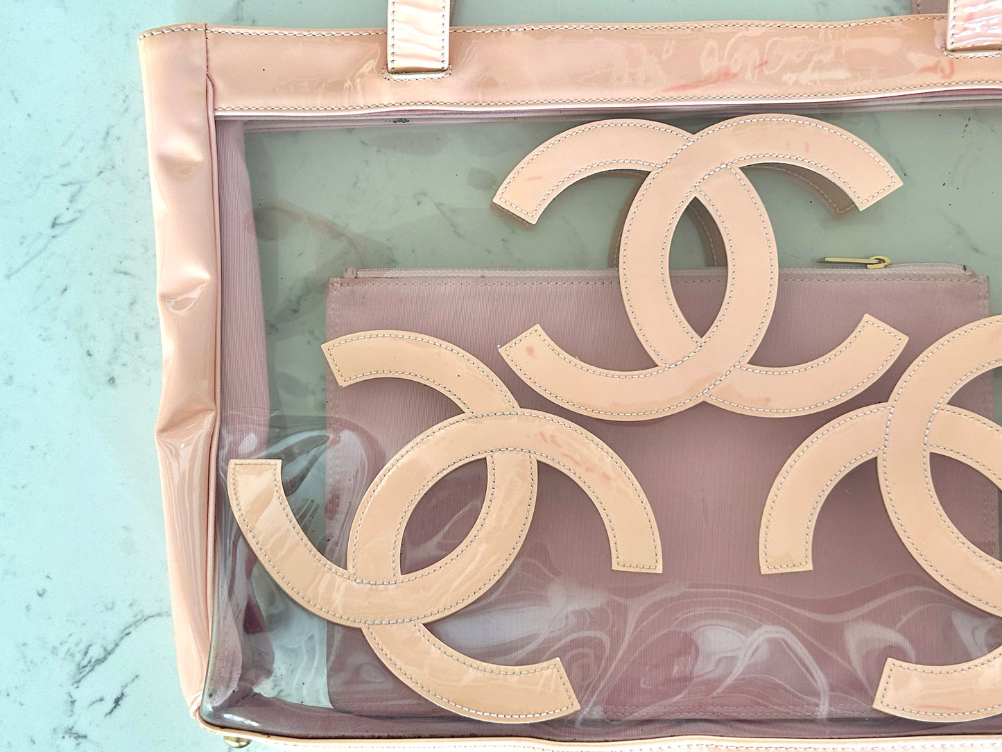 Vintage triple CC tote