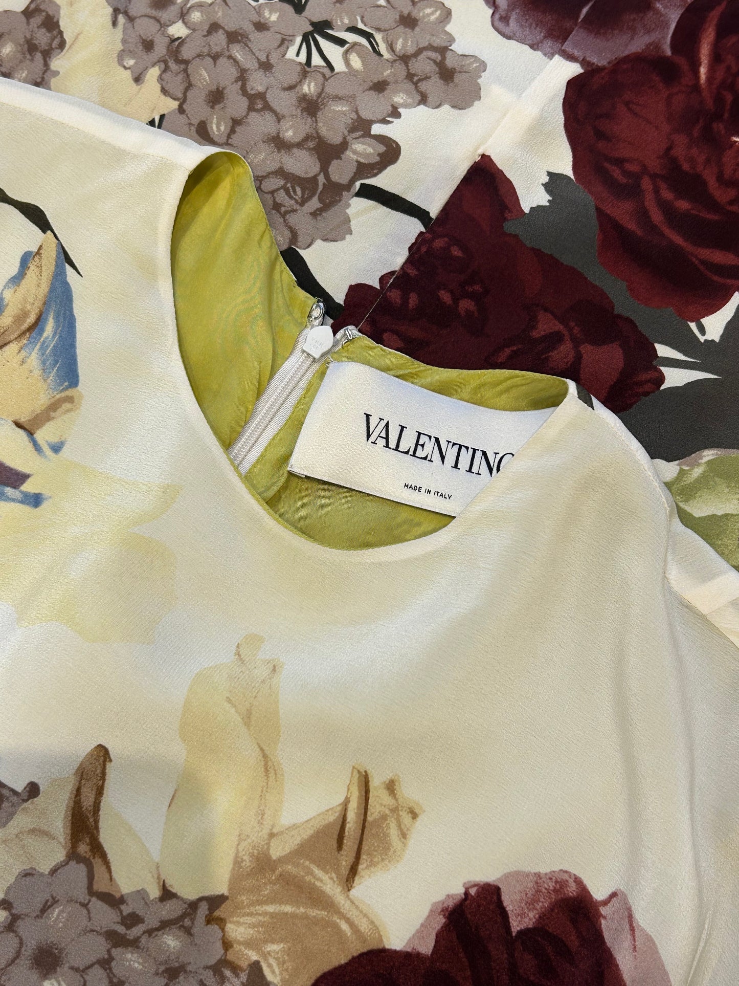 Cape floral dress
