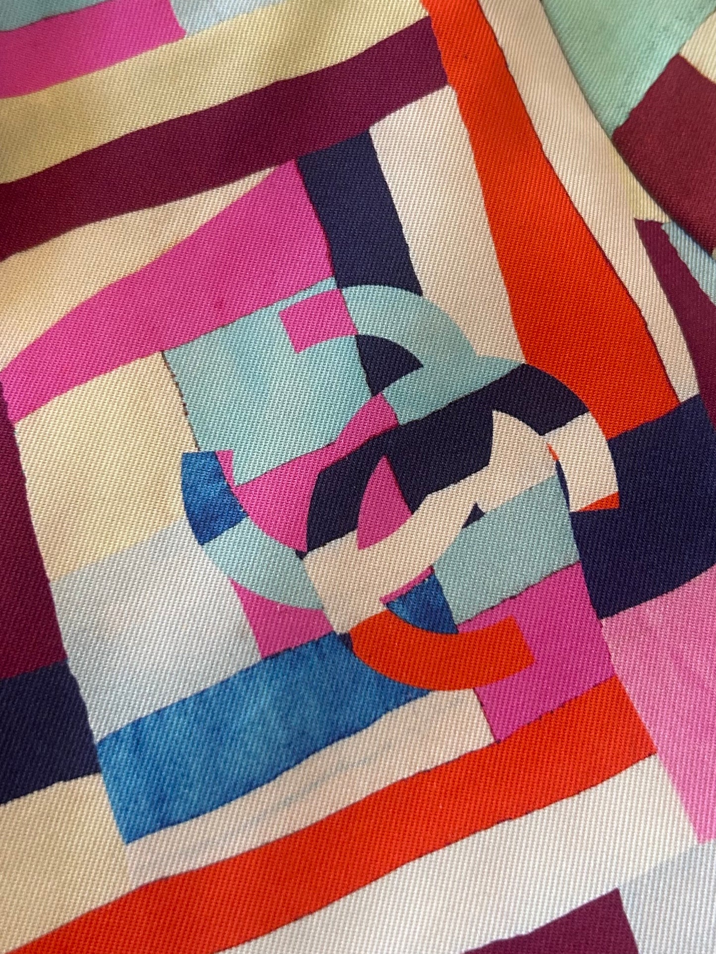 Silk multicolor dress