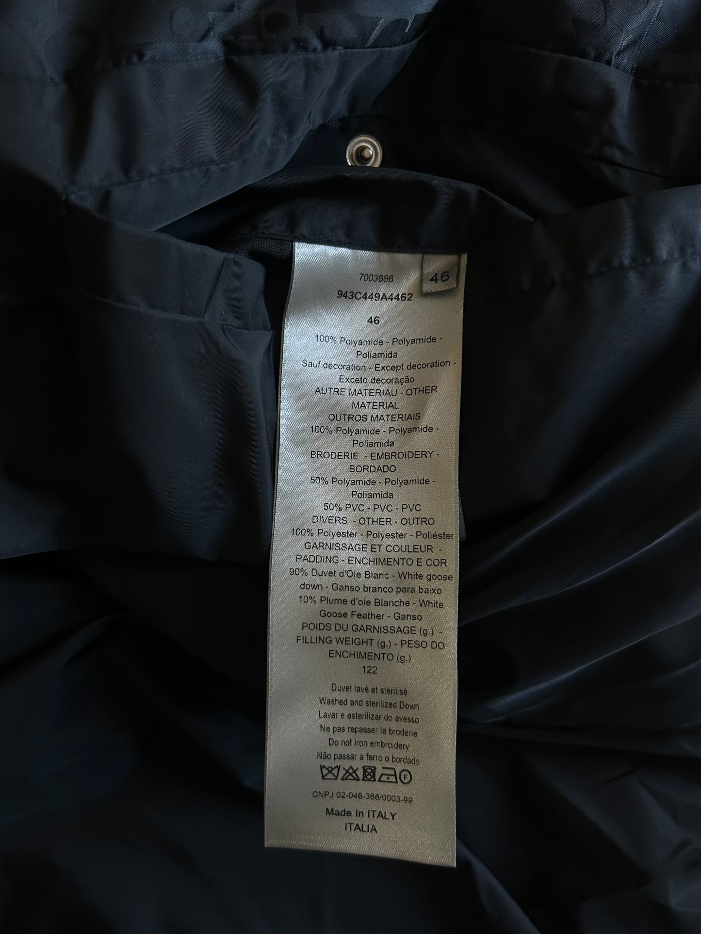 Monogram puffer jacket