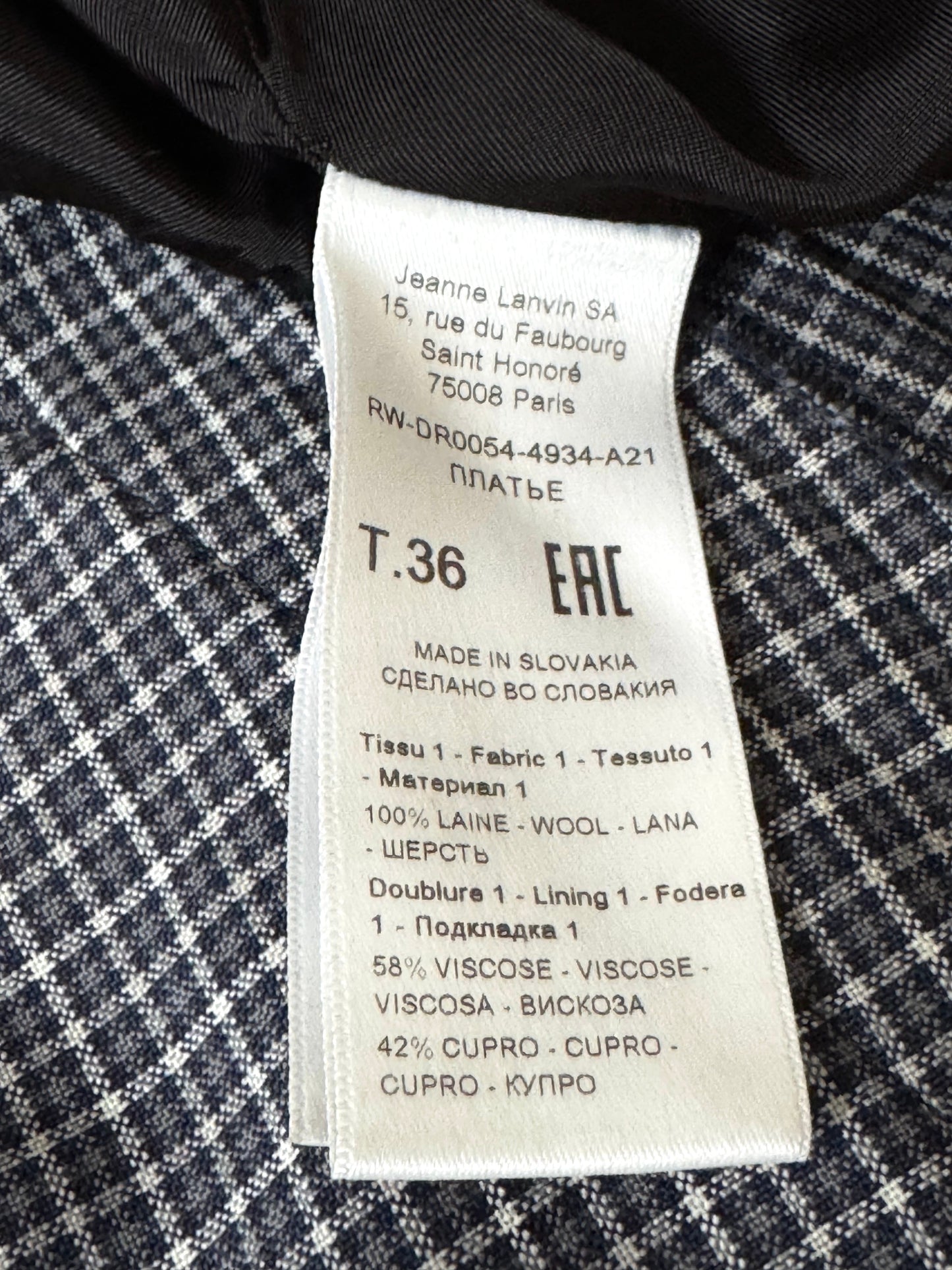 Plaid playsuit logo