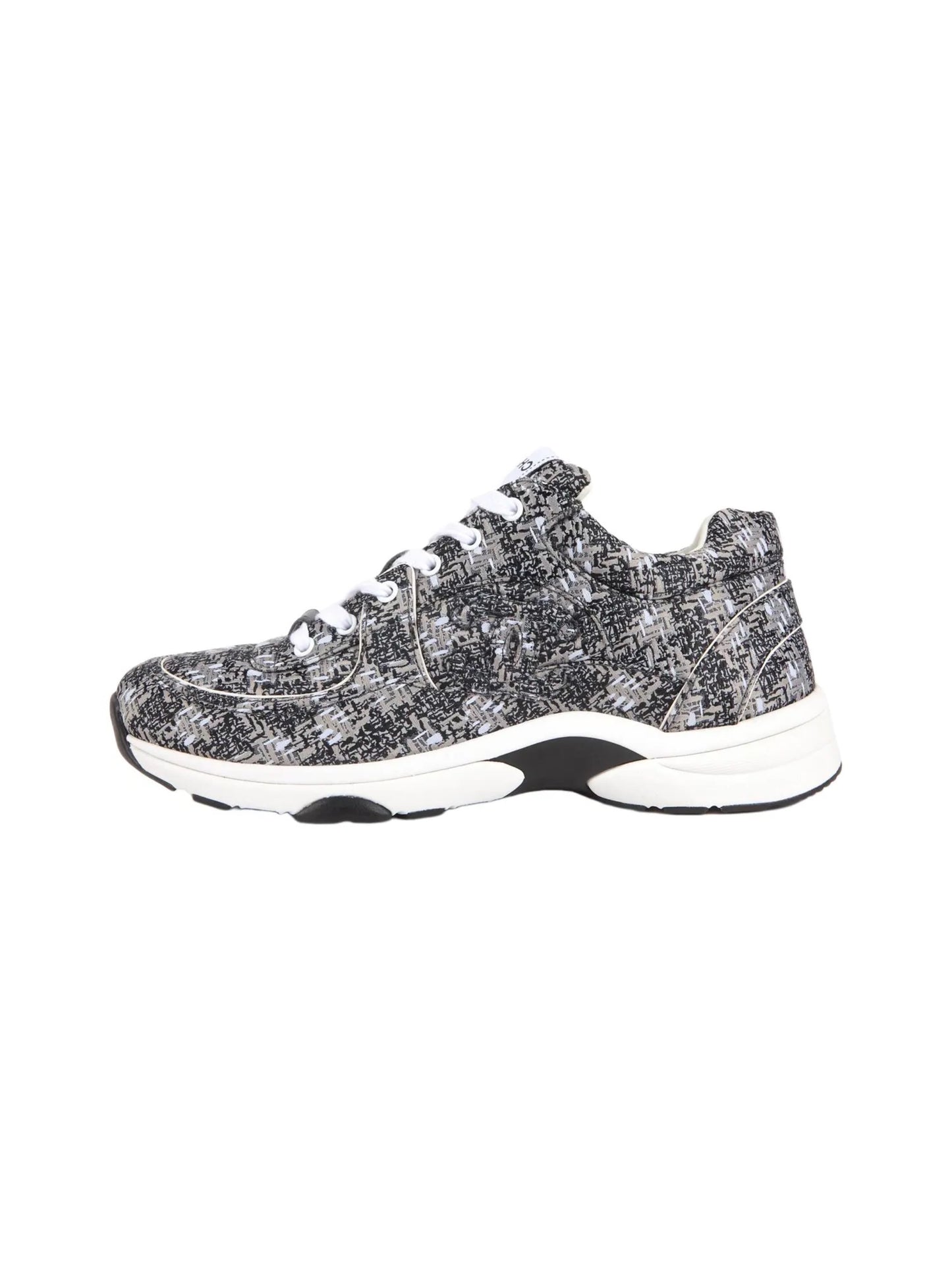 Tweed effect sneakers