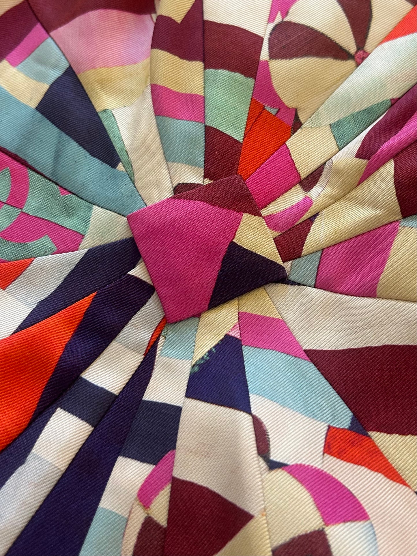 Silk multicolor dress