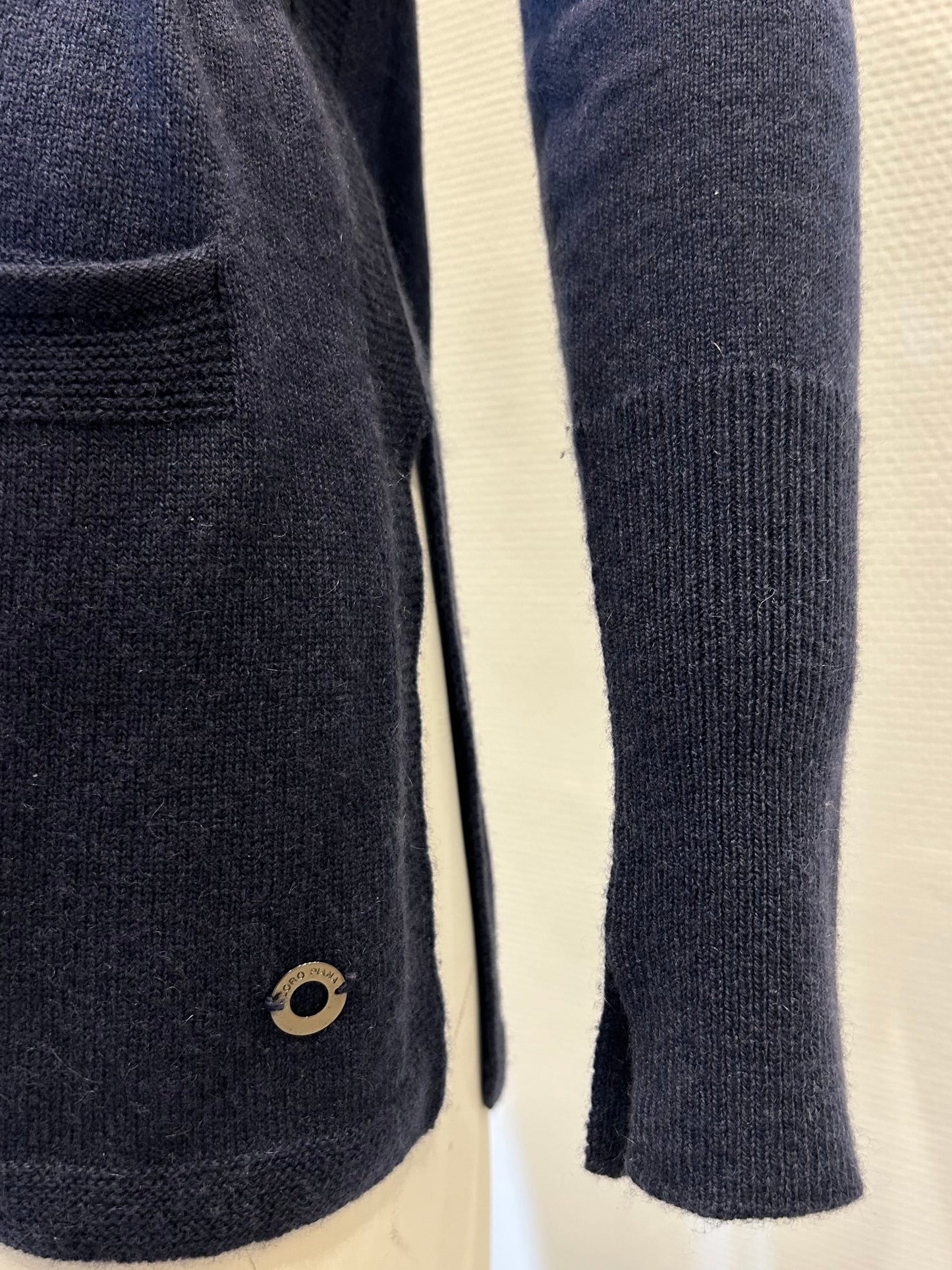 Navy cashmere cardigan
