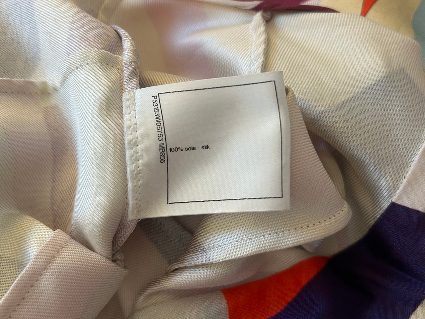 Silk multicolor dress