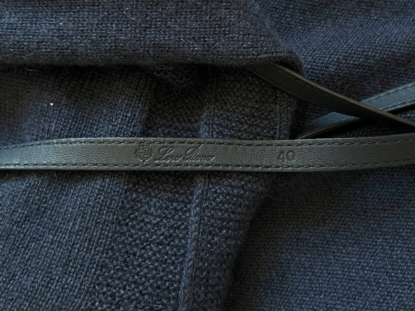Navy cashmere cardigan
