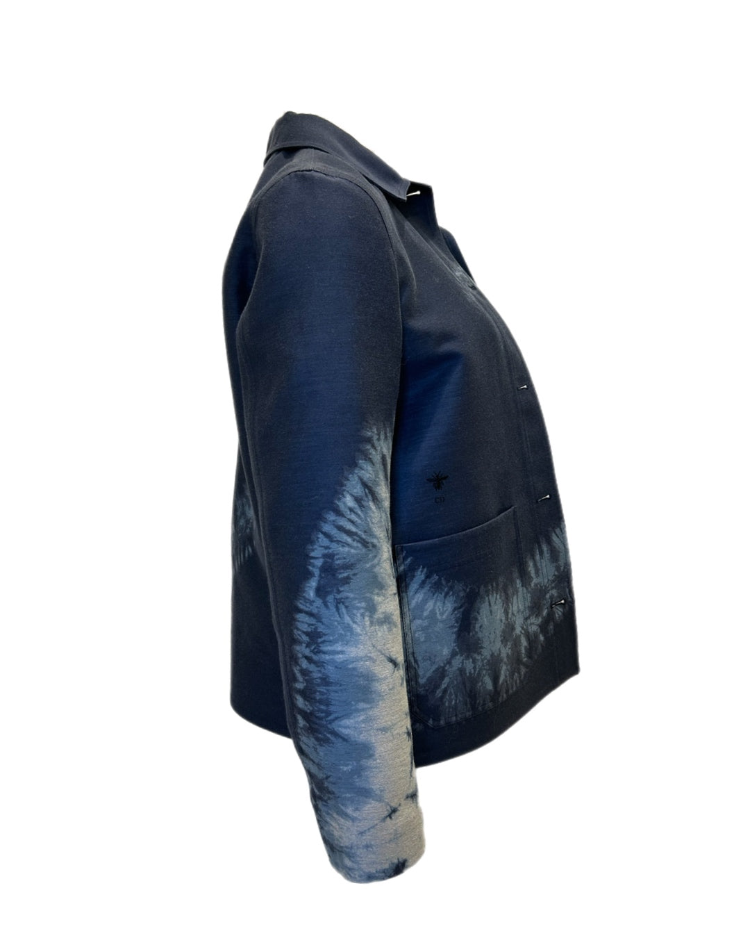 Tie-dye monogram jacket