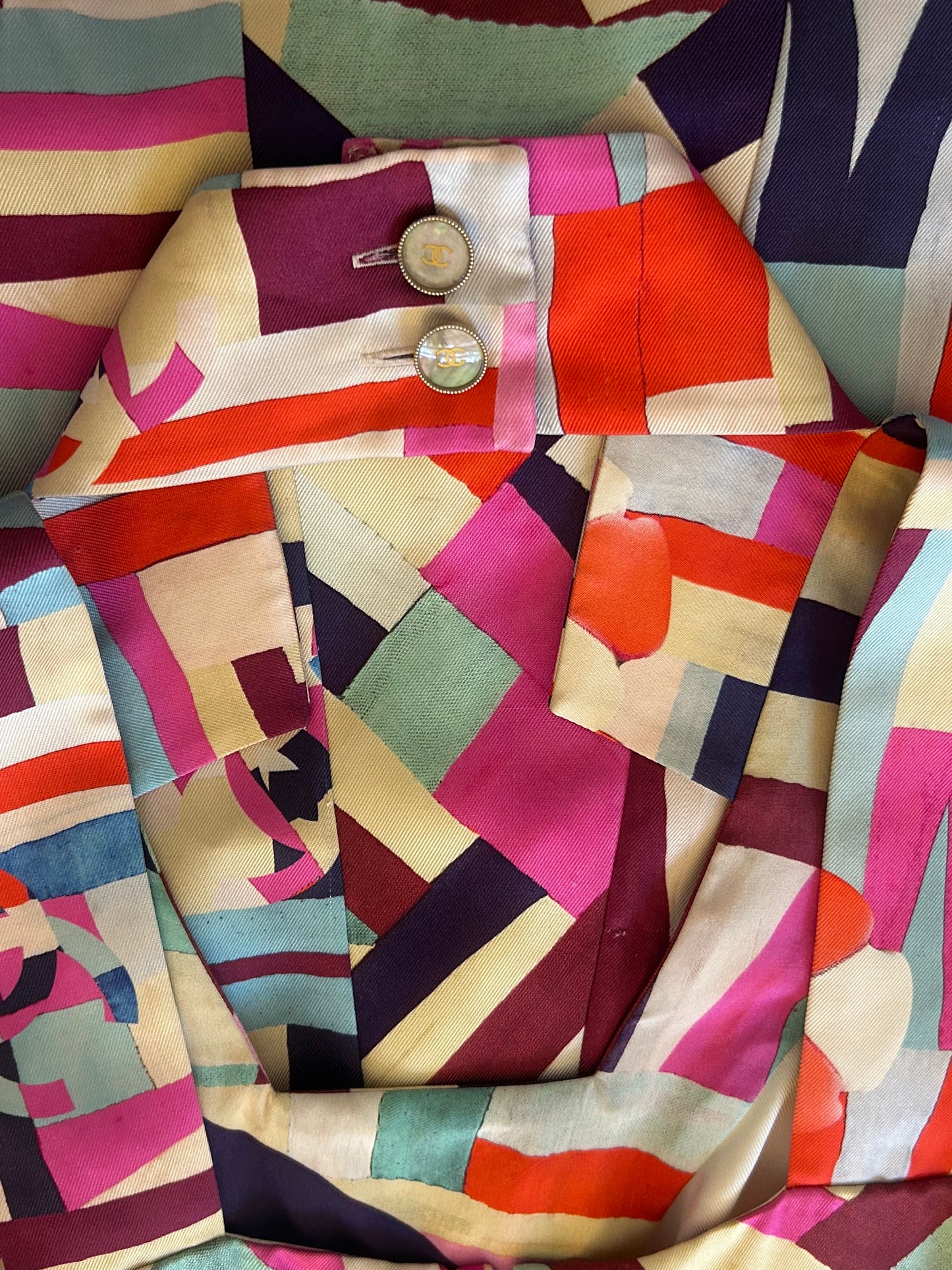 Silk multicolor dress