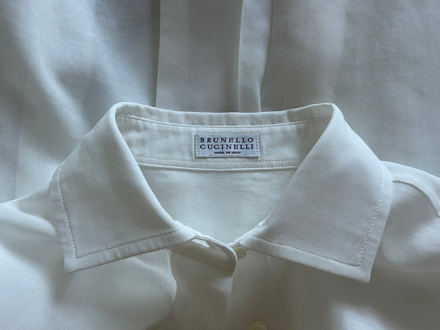 White sheer shirt