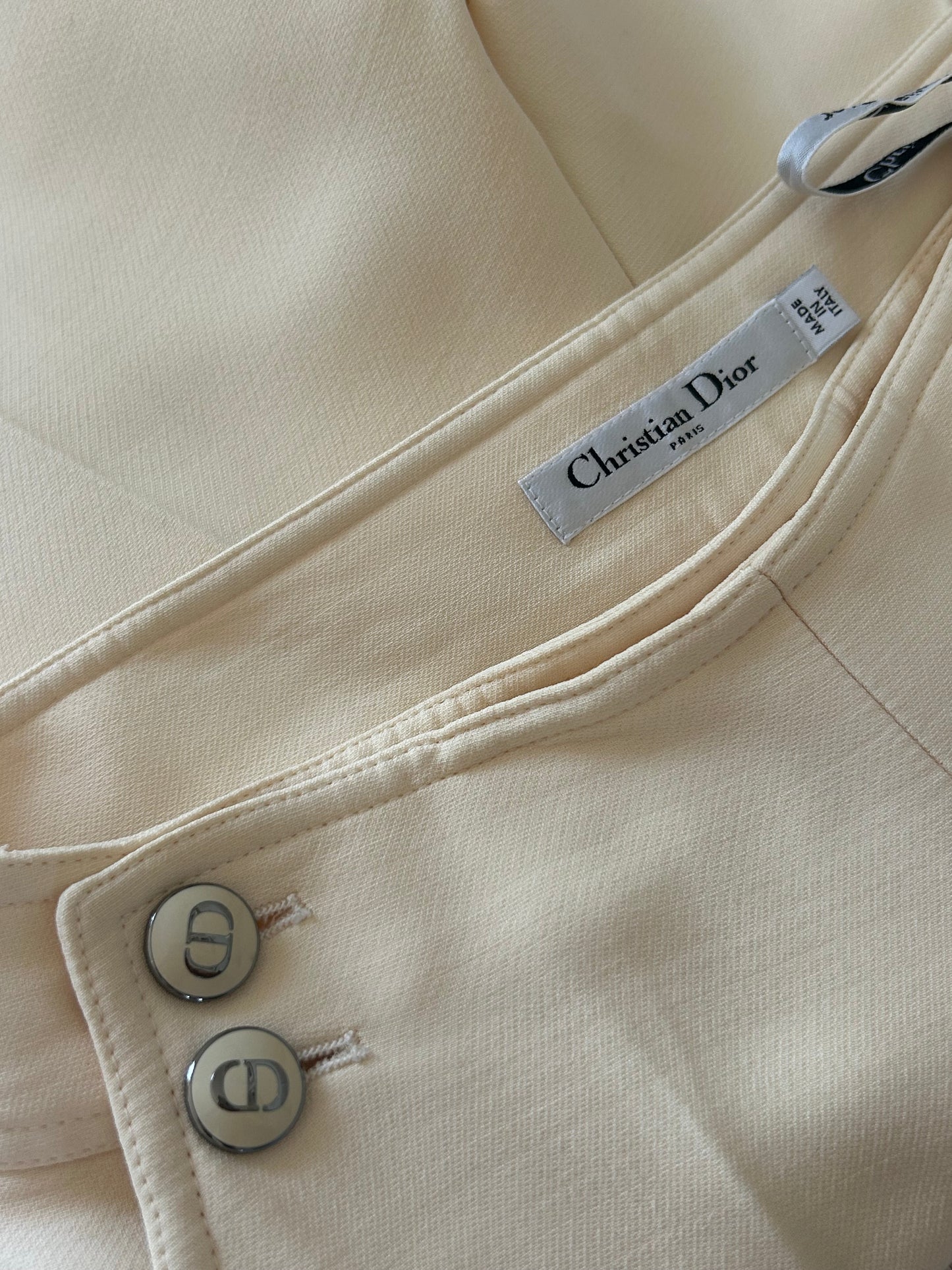 Cream shorts