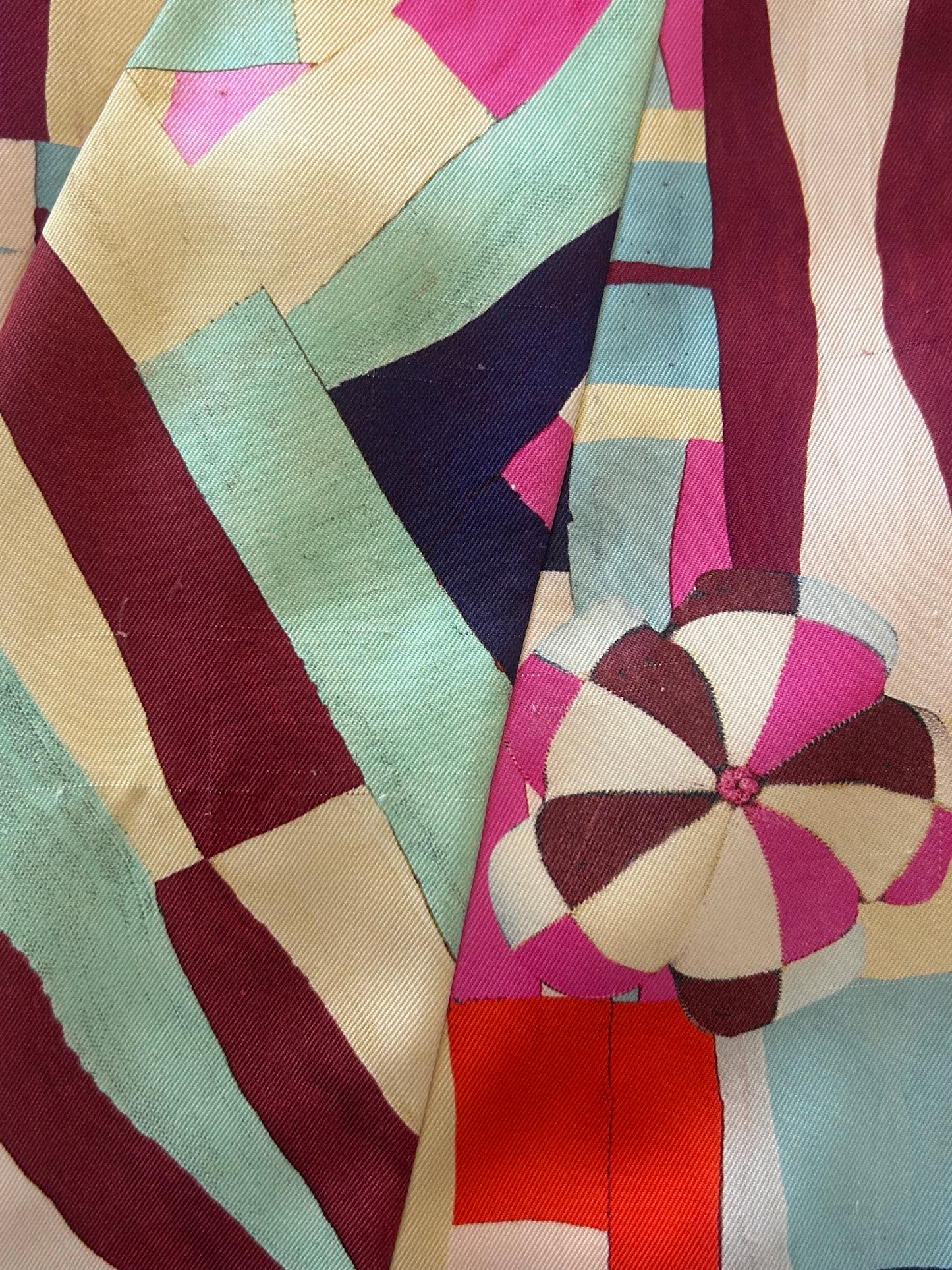 Silk multicolor dress