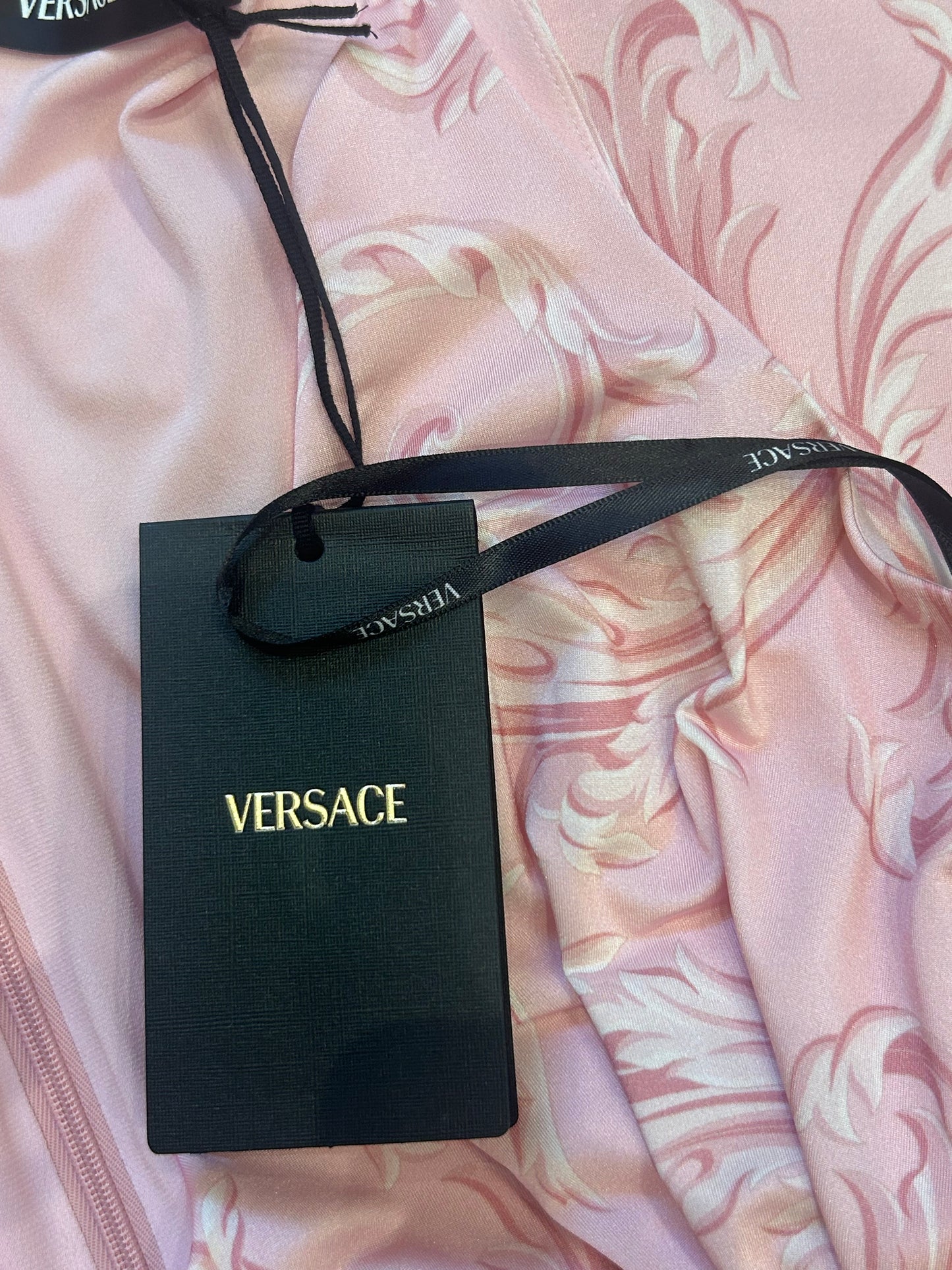 Baroque print dress