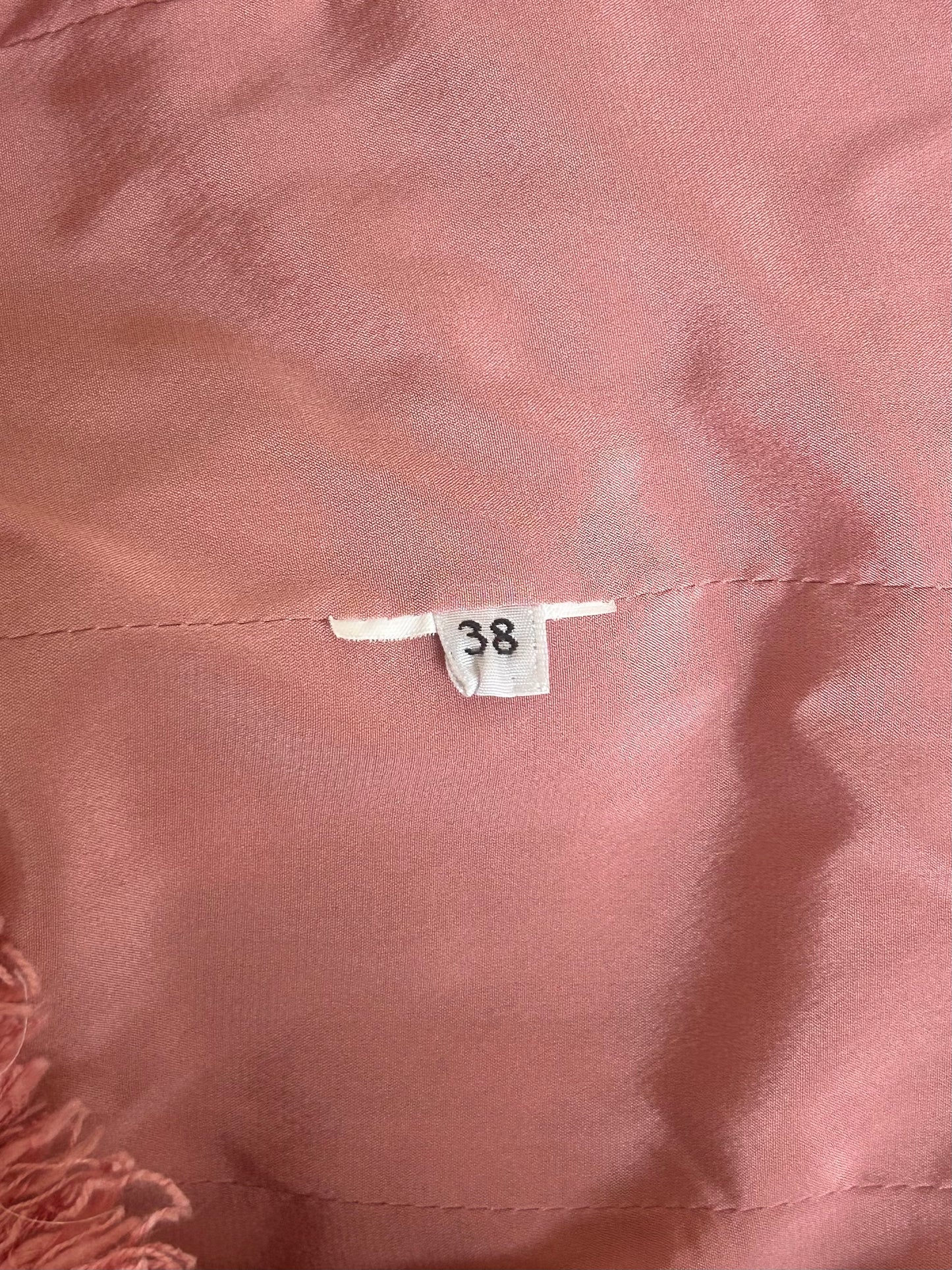 Pink tweed jacket