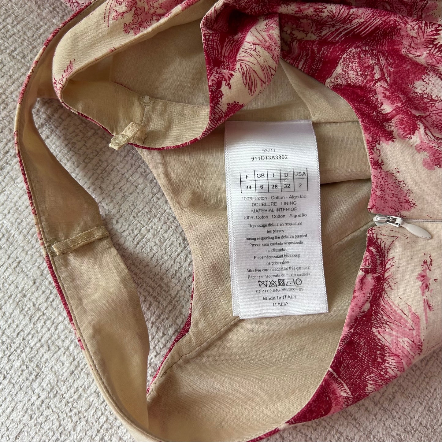 Toile de Jouy short dress