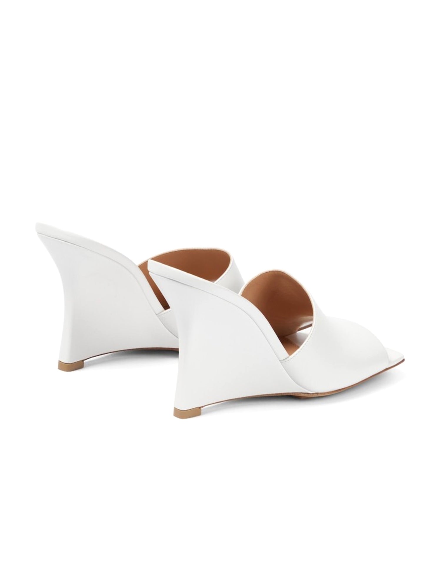 Stretch wedge mules