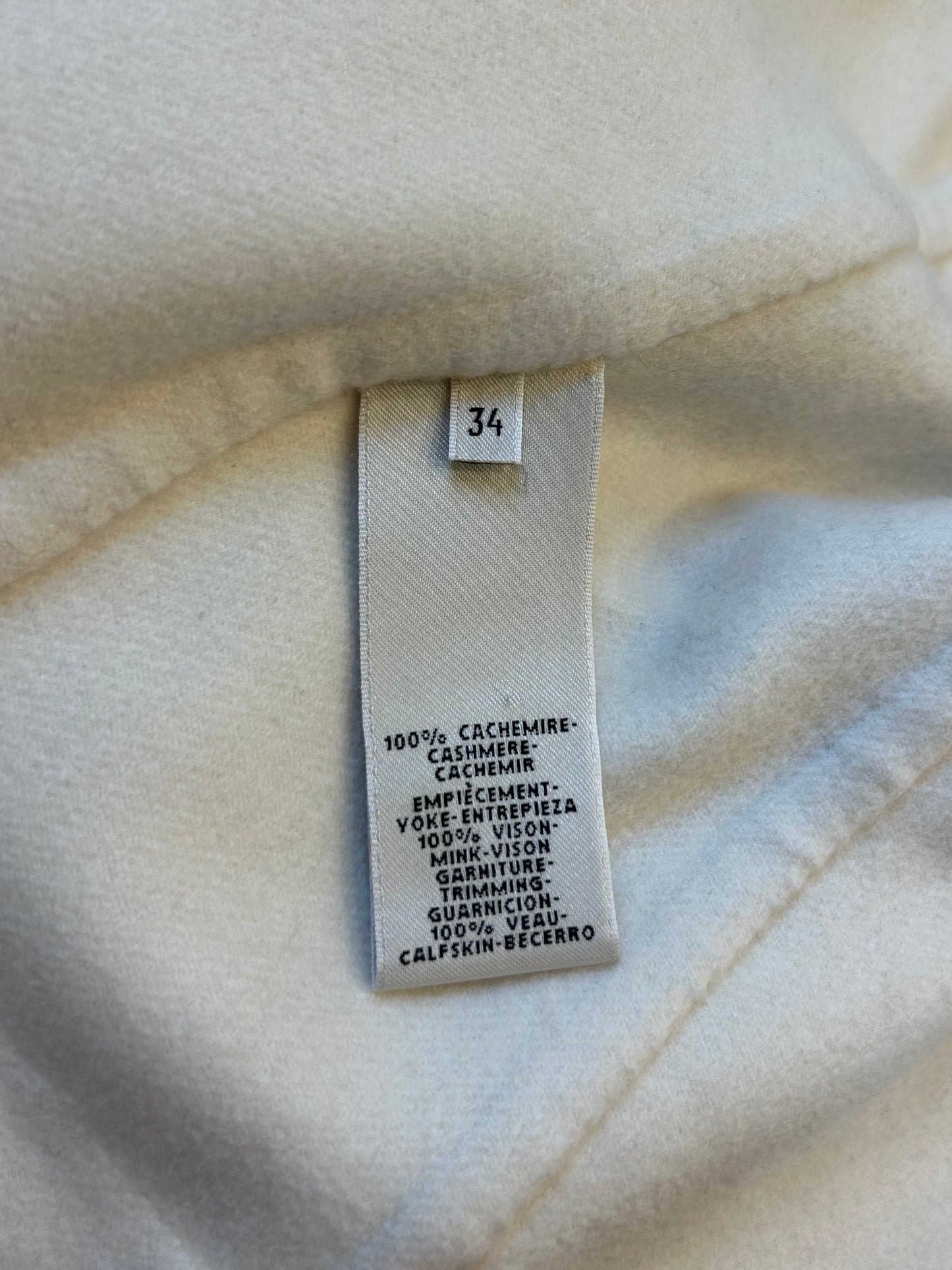Mink cachemire jacket