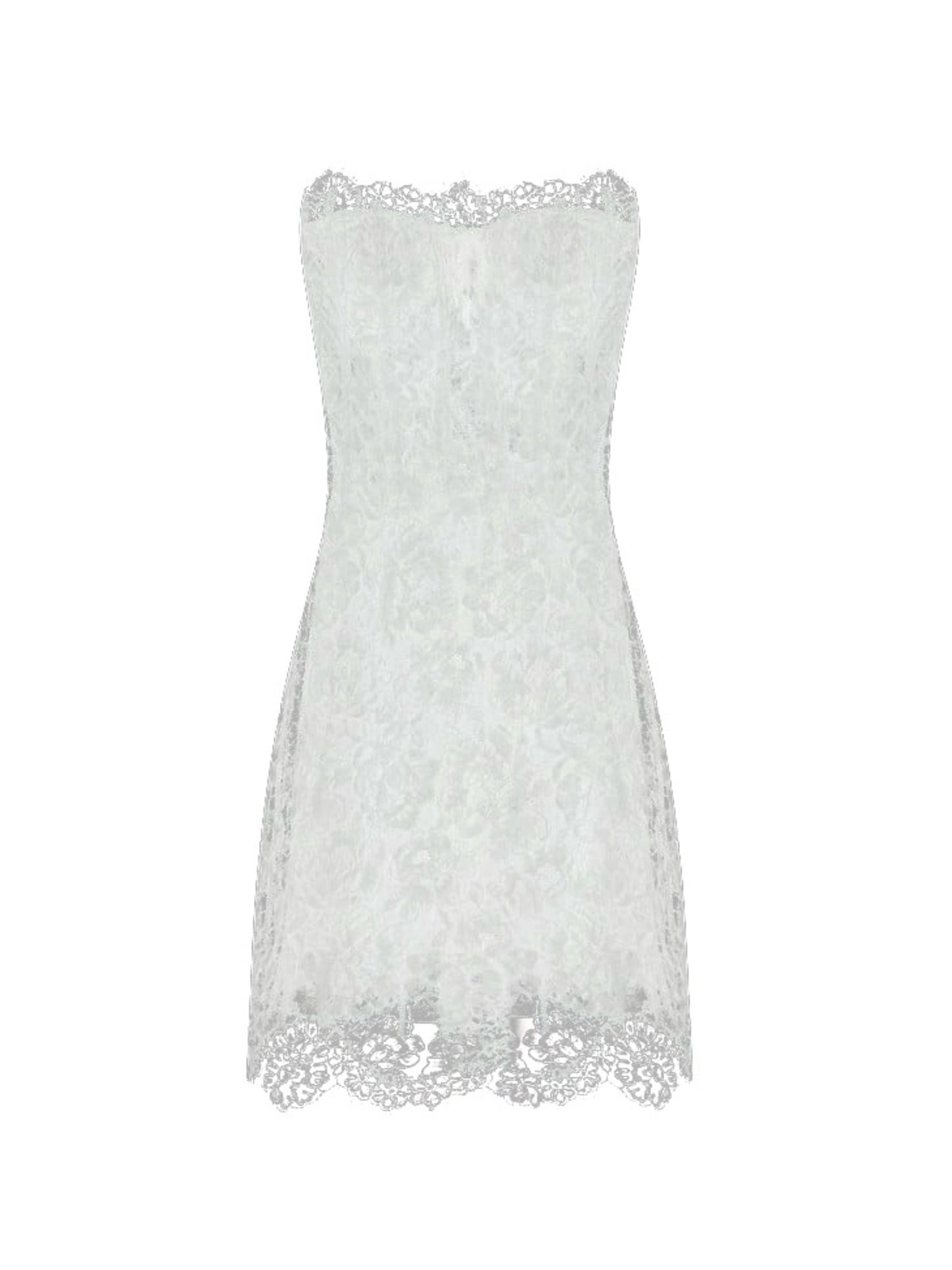 Lace bustier dress