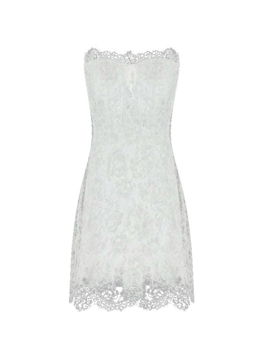 Lace bustier dress