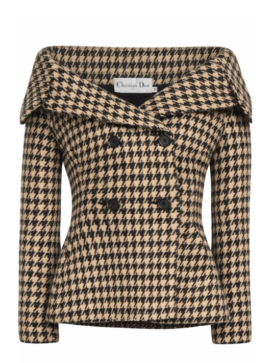 Off-the-shoulder blazer