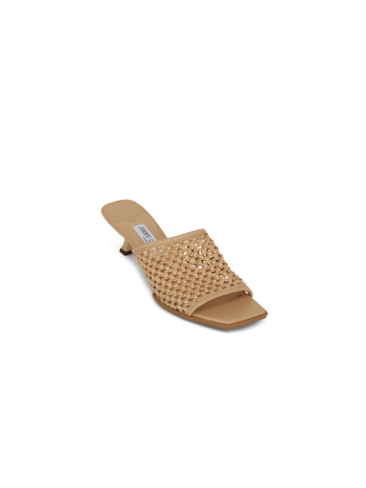 Raffia mules