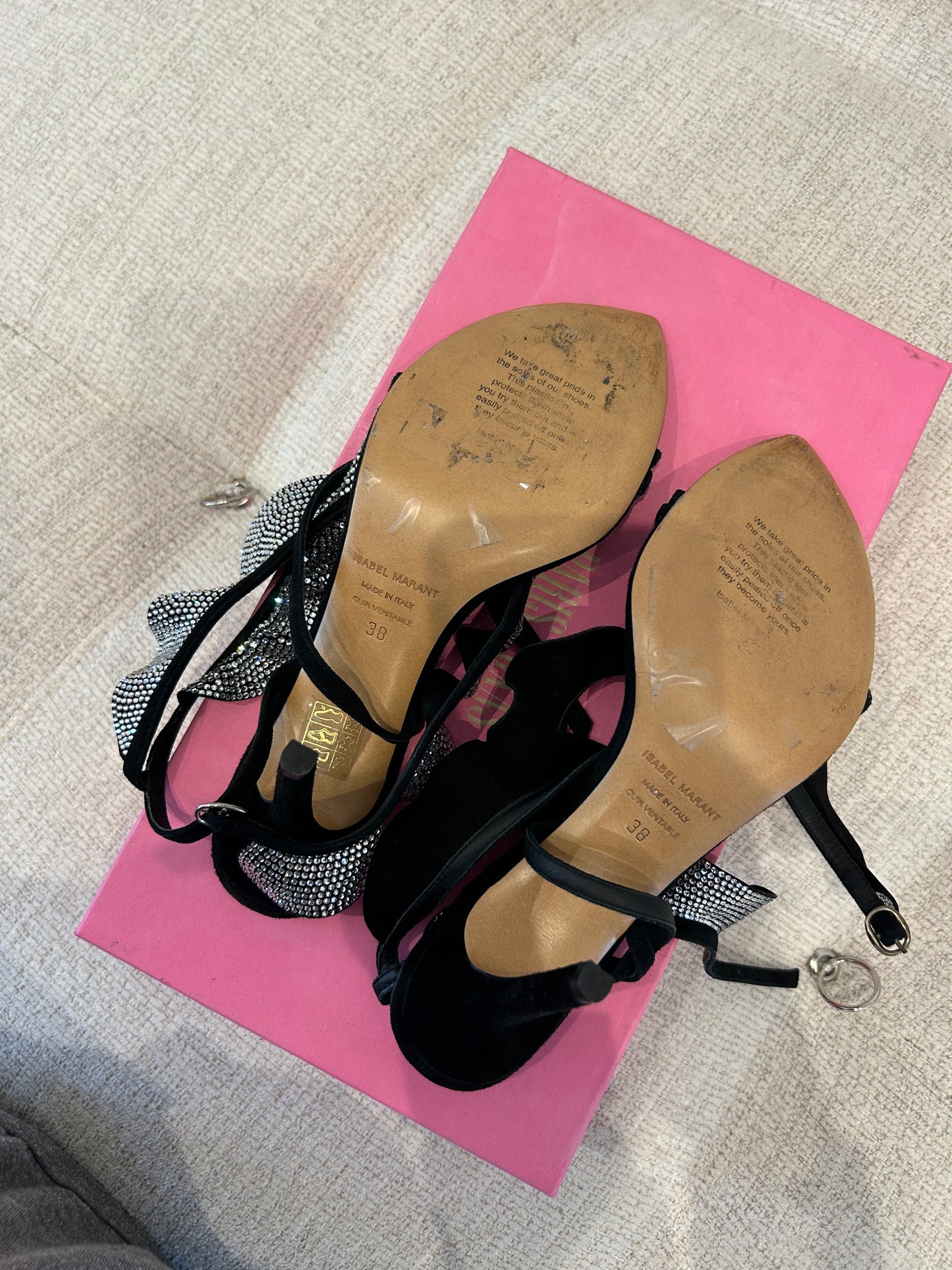Strass sandals
