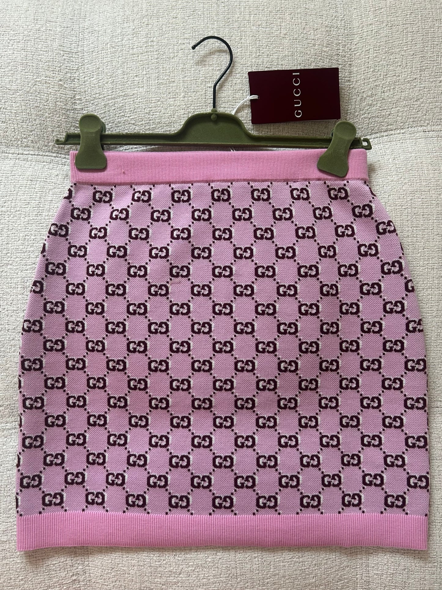Monogram skirt