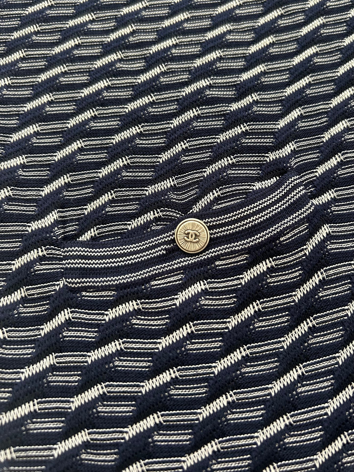 Stretch navy dress