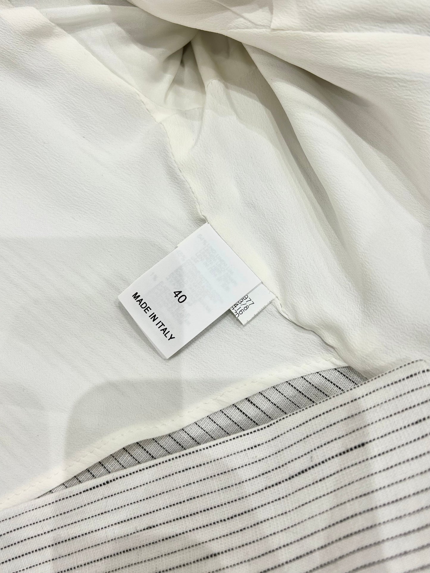 Three-piece pinstripes suit