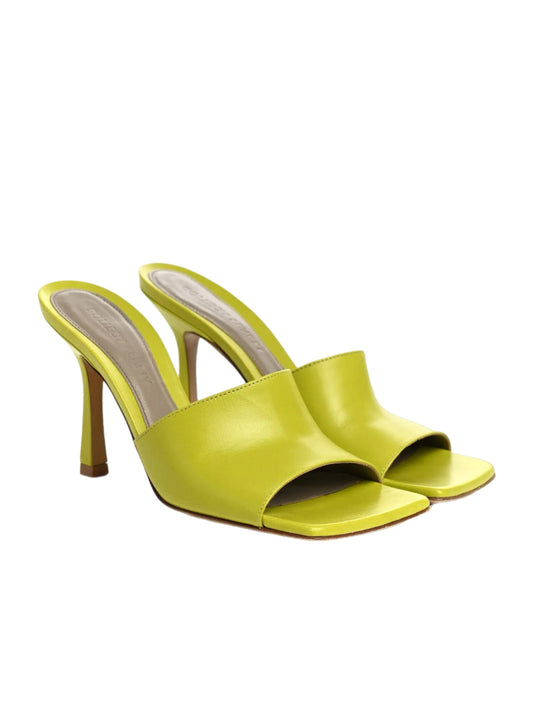 Green Stretch mules
