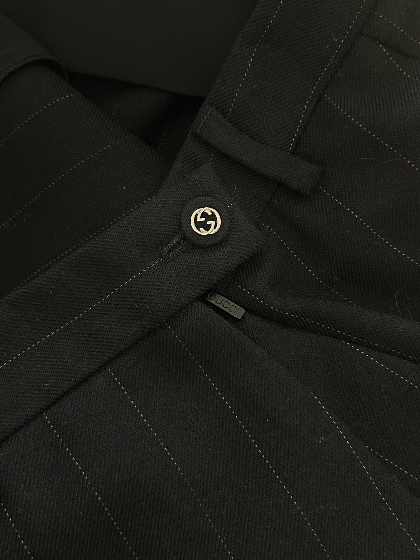 Pinstripe skort