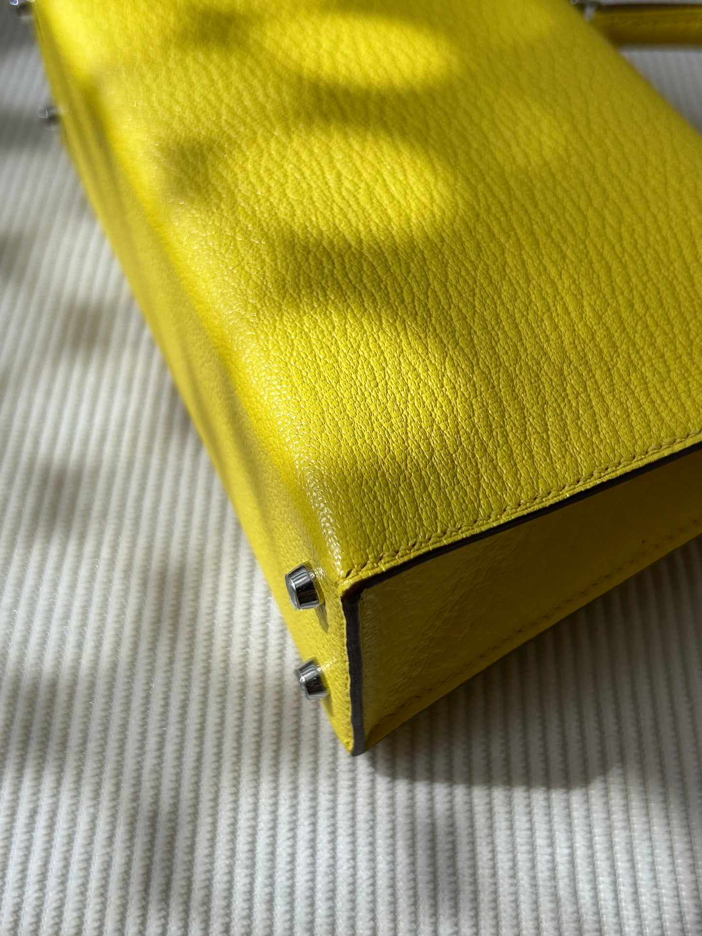 Mini Kelly Jaune Citron